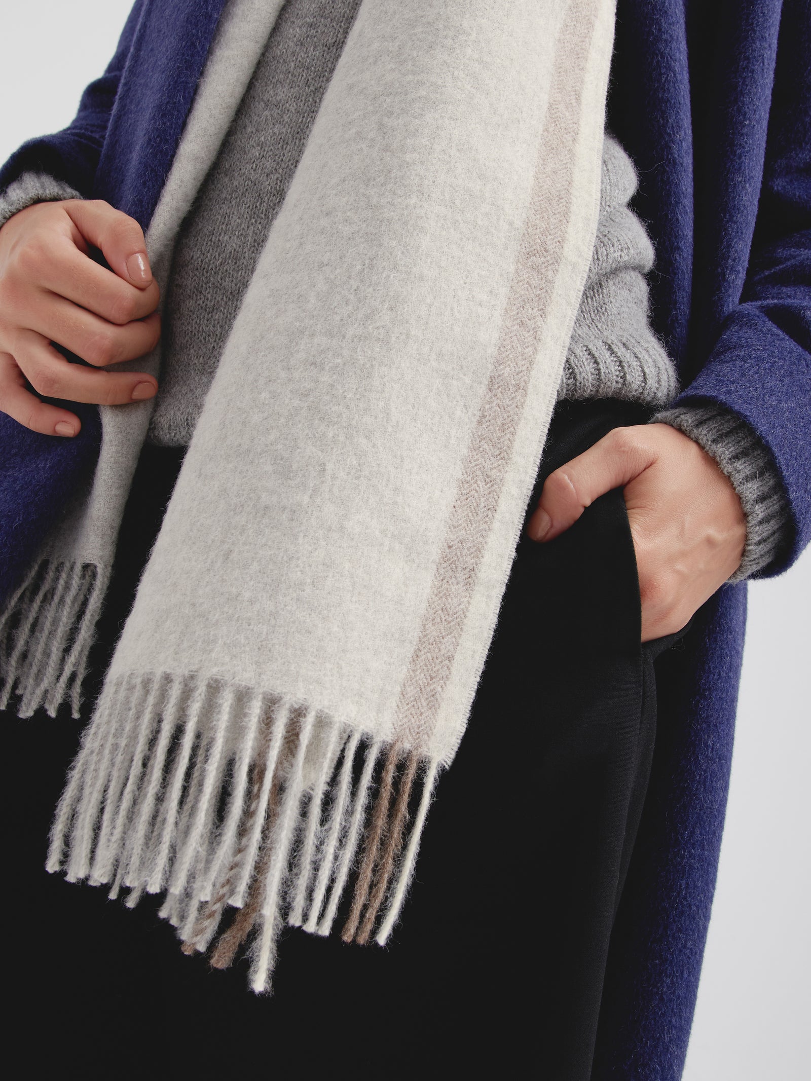 Chalina Ravenna De Baby Alpaca Color Gris