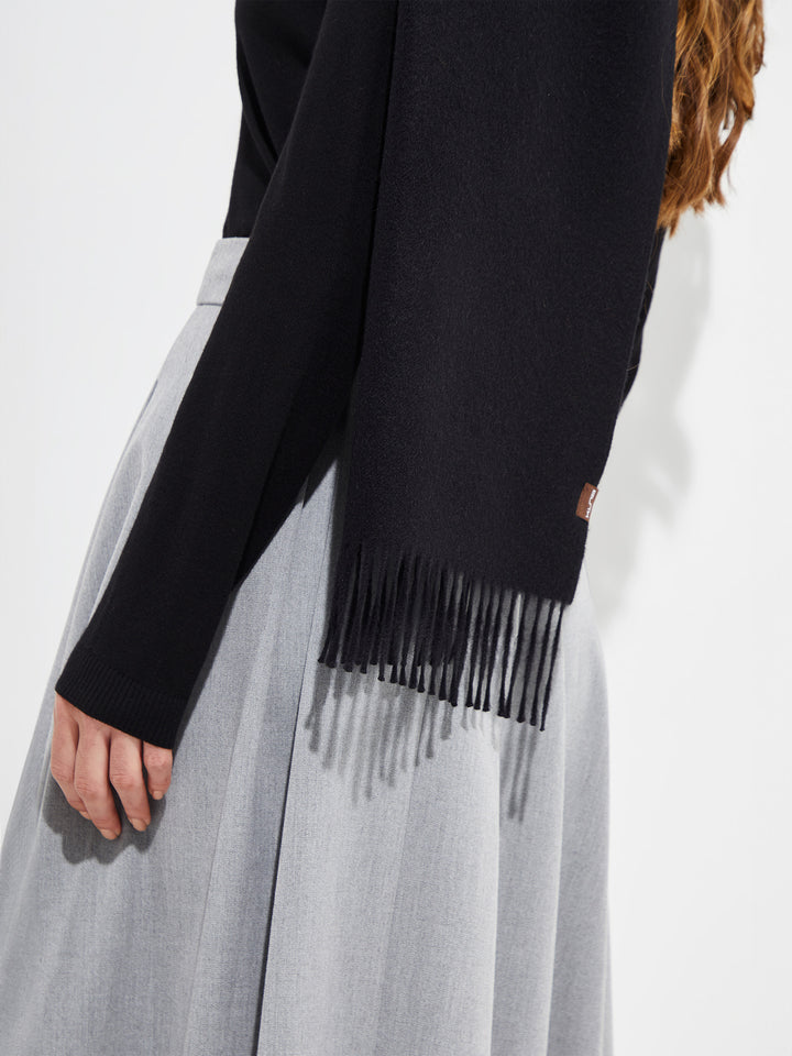 Royal Alpaca Jamas Scarf in Black