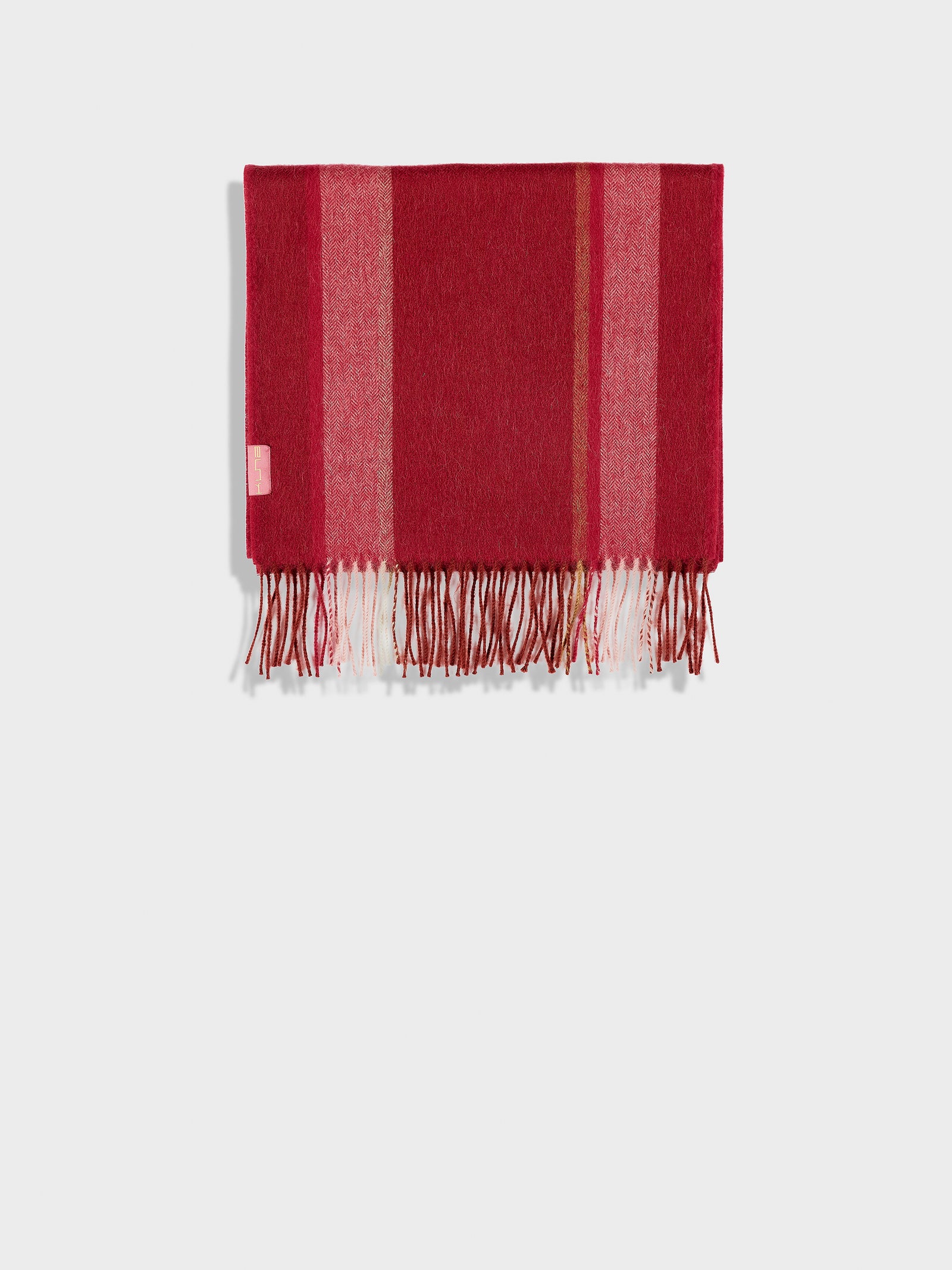 Red Parsley Baby Alpaca Scarf