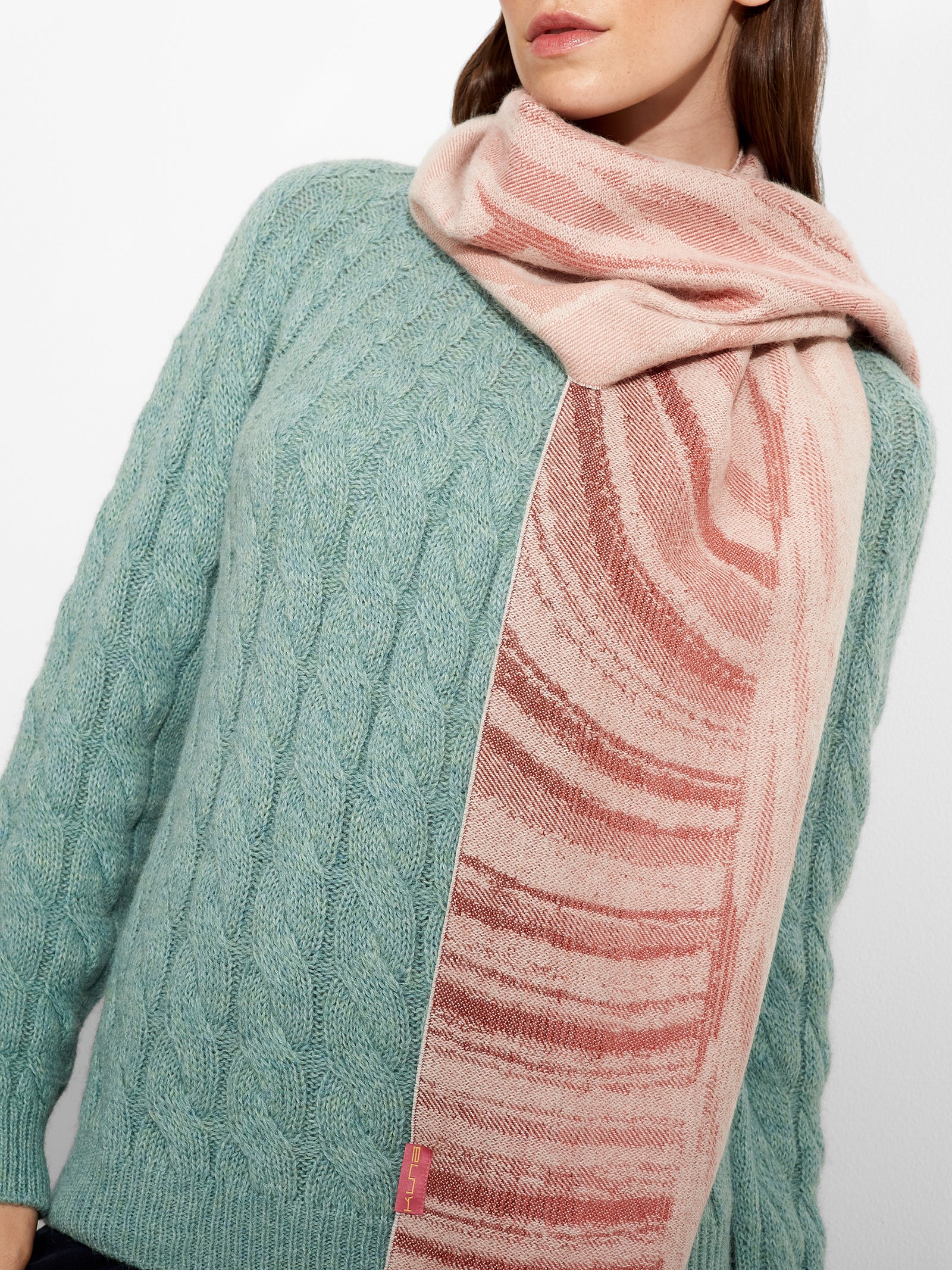 Chalina Zagoni De Baby Alpaca Color Rosado