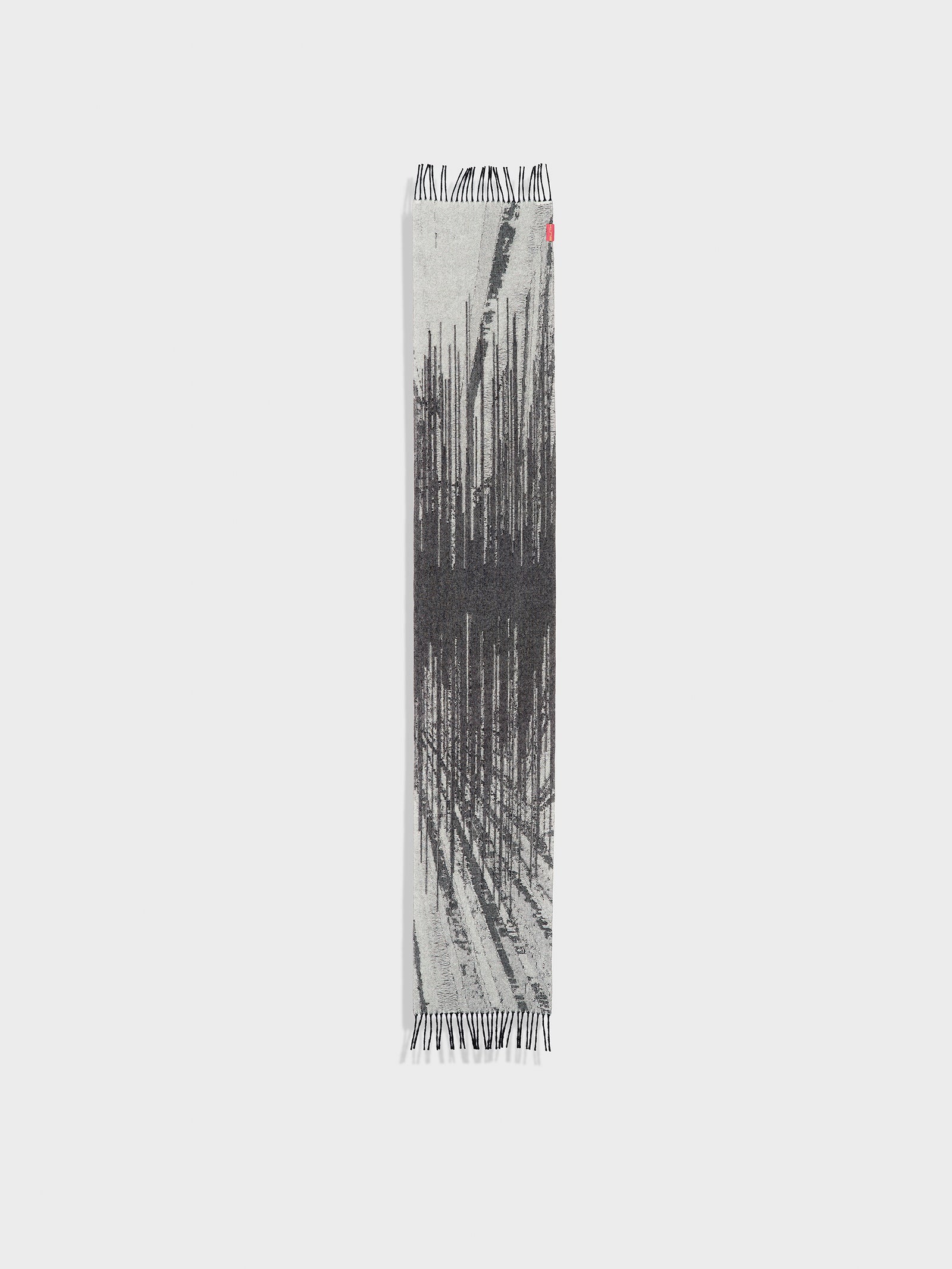 Black Baby Alpaca Zangay Scarf