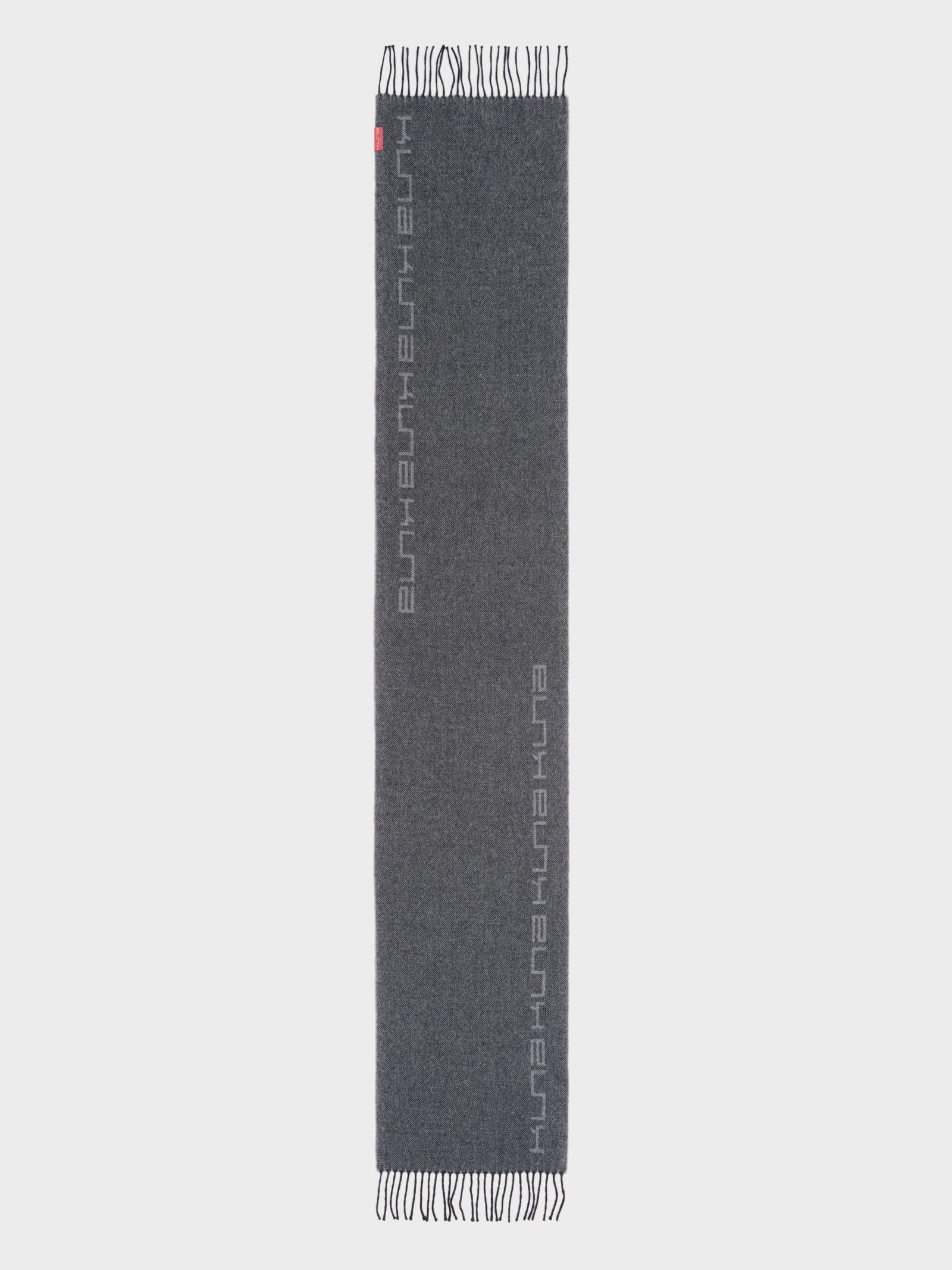 Baby Alpaca Grey Candy Scarf