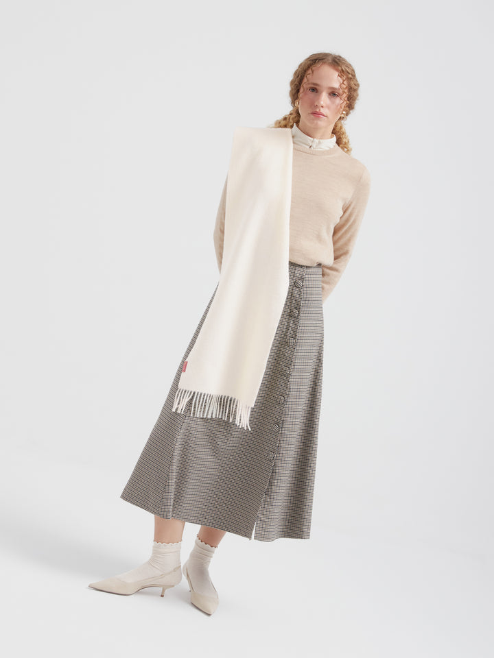 Chalina Recreo De Baby Alpaca Color Ecru