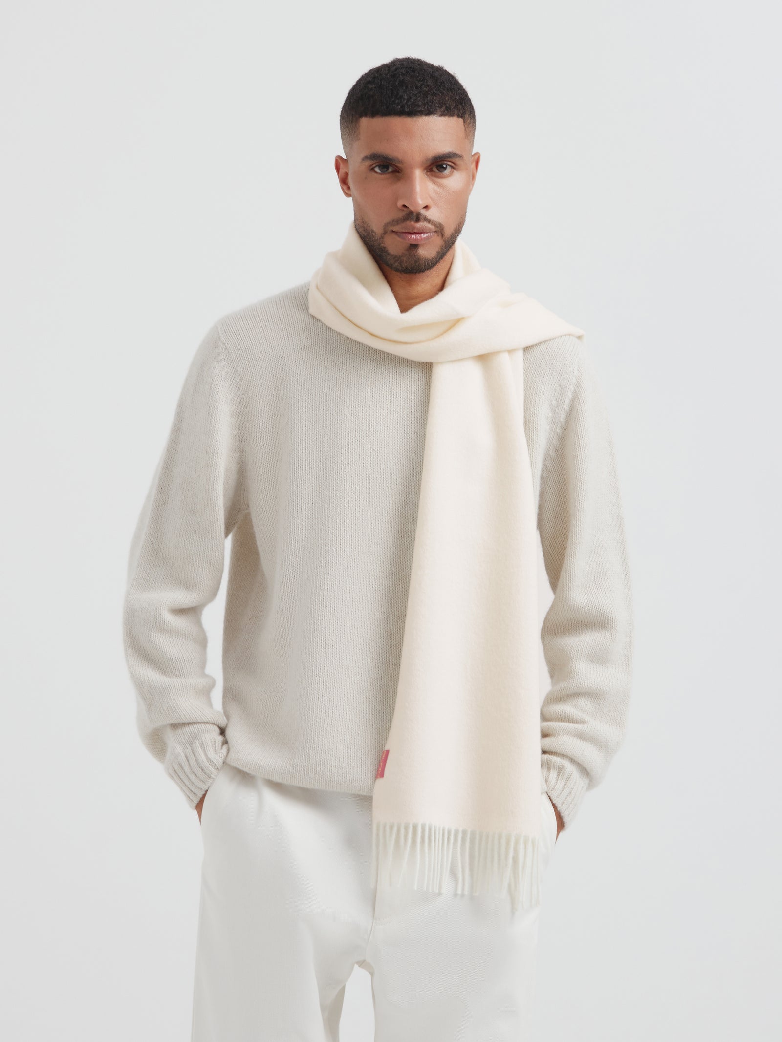 Chalina Recreo De Baby Alpaca Color Ecru