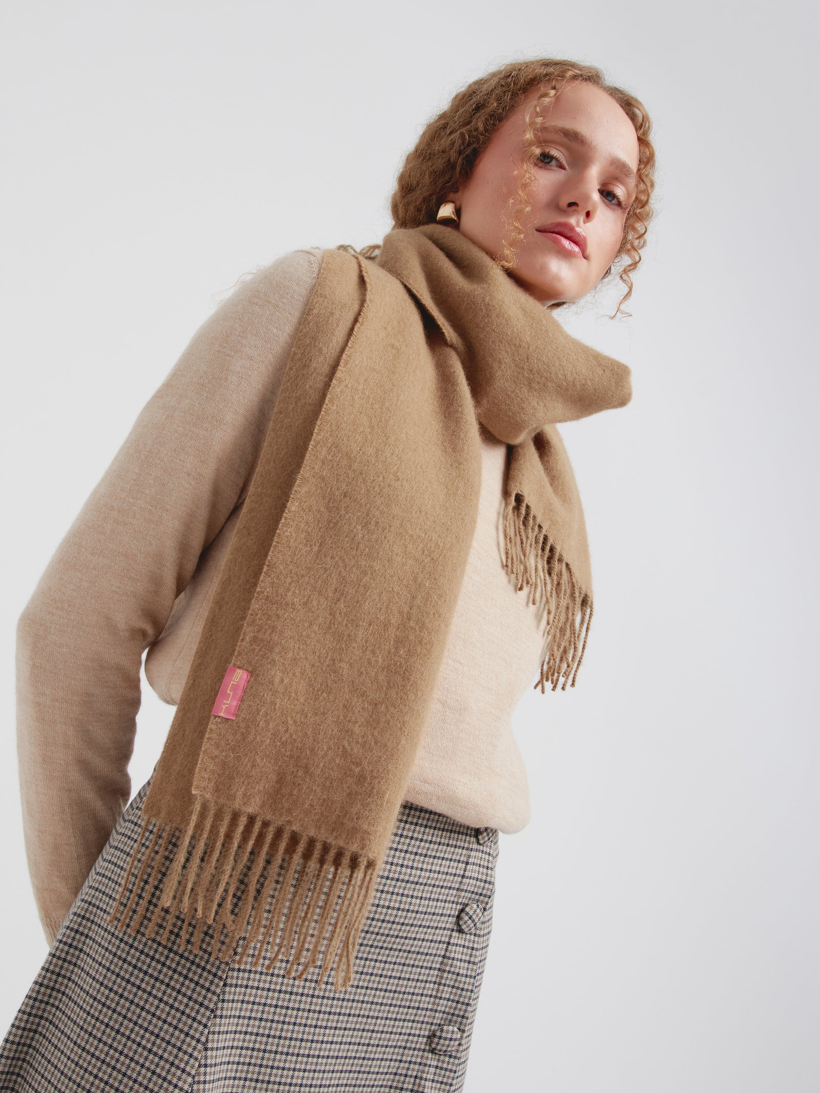 Chalina Recreo De Baby Alpaca Color Camel