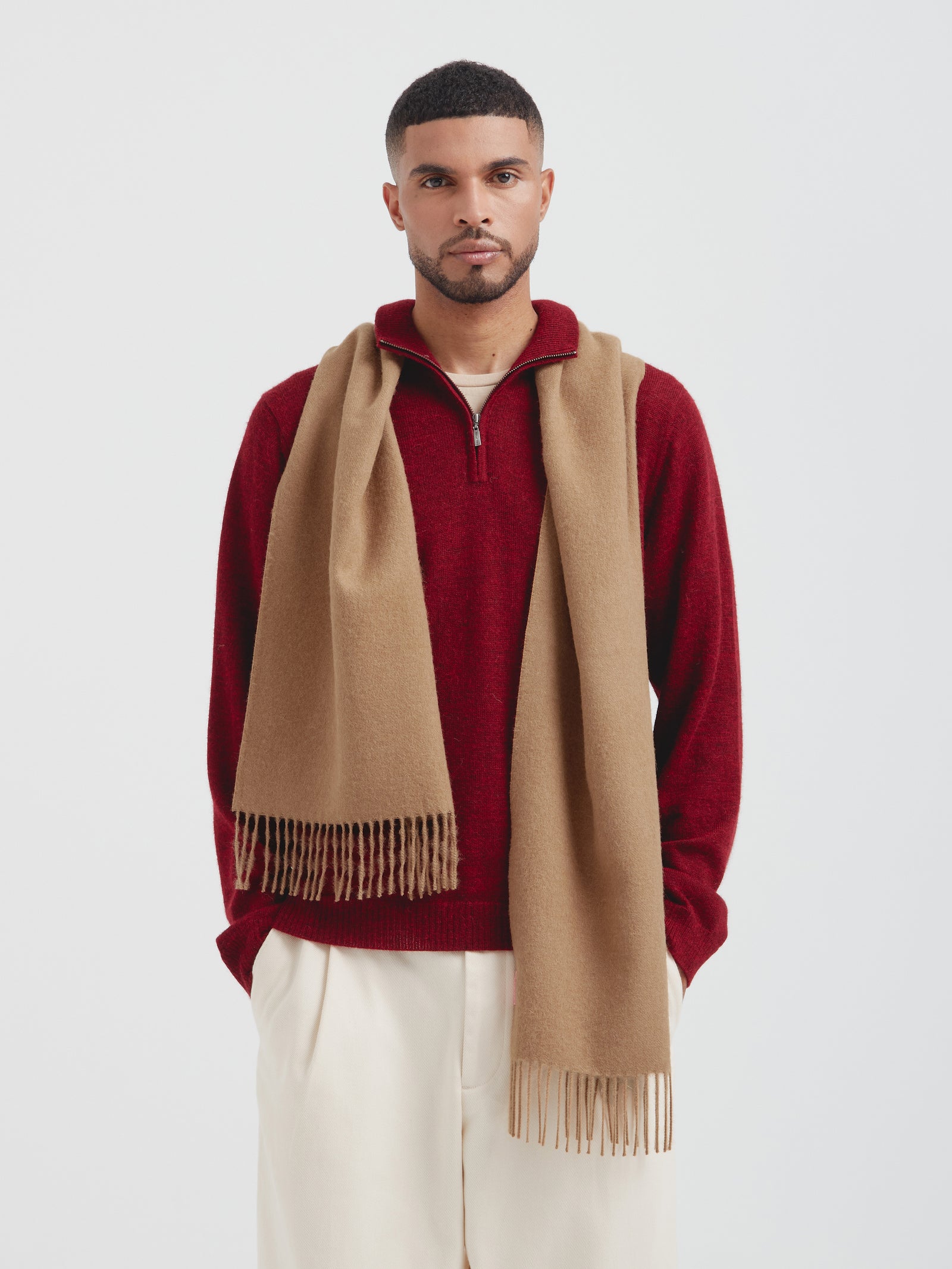 Chalina Recreo De Baby Alpaca Color Camel