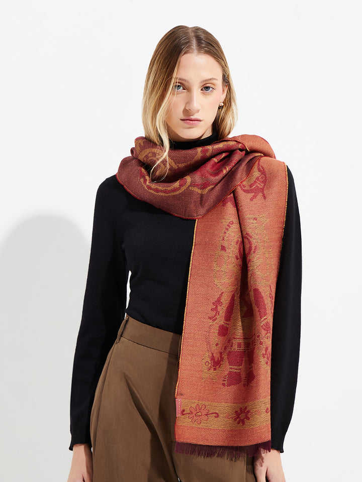 Chalina Nazca - 38 De Baby Alpaca Color Guinda