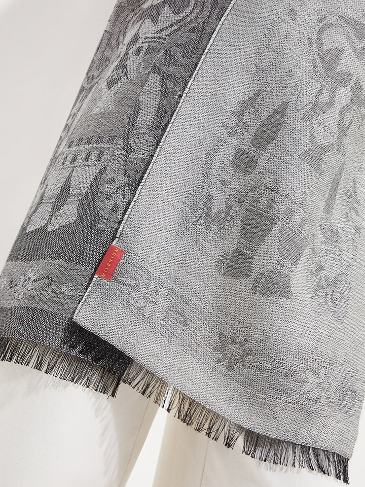 Chalina Nazca - 38 De Baby Alpaca Color Gris Oscuro