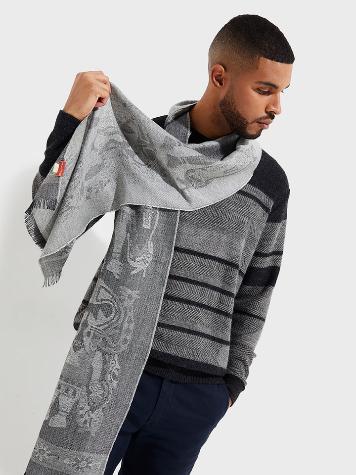 Chalina Nazca - 38 De Baby Alpaca Color Gris Oscuro