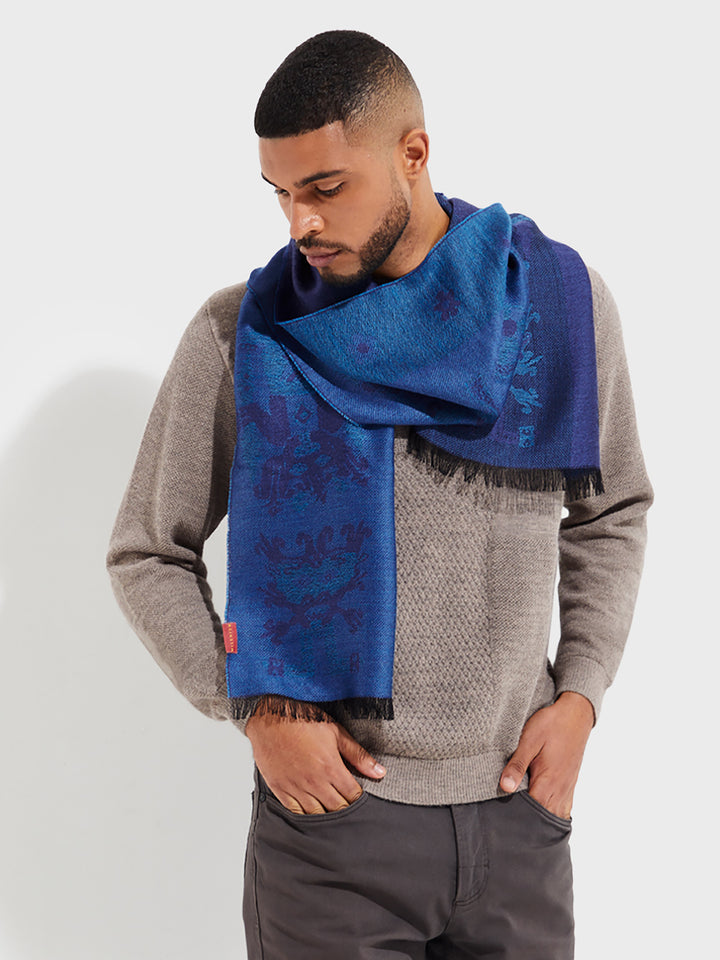 Chalina Nazca - 39 De Baby Alpaca Color Azul