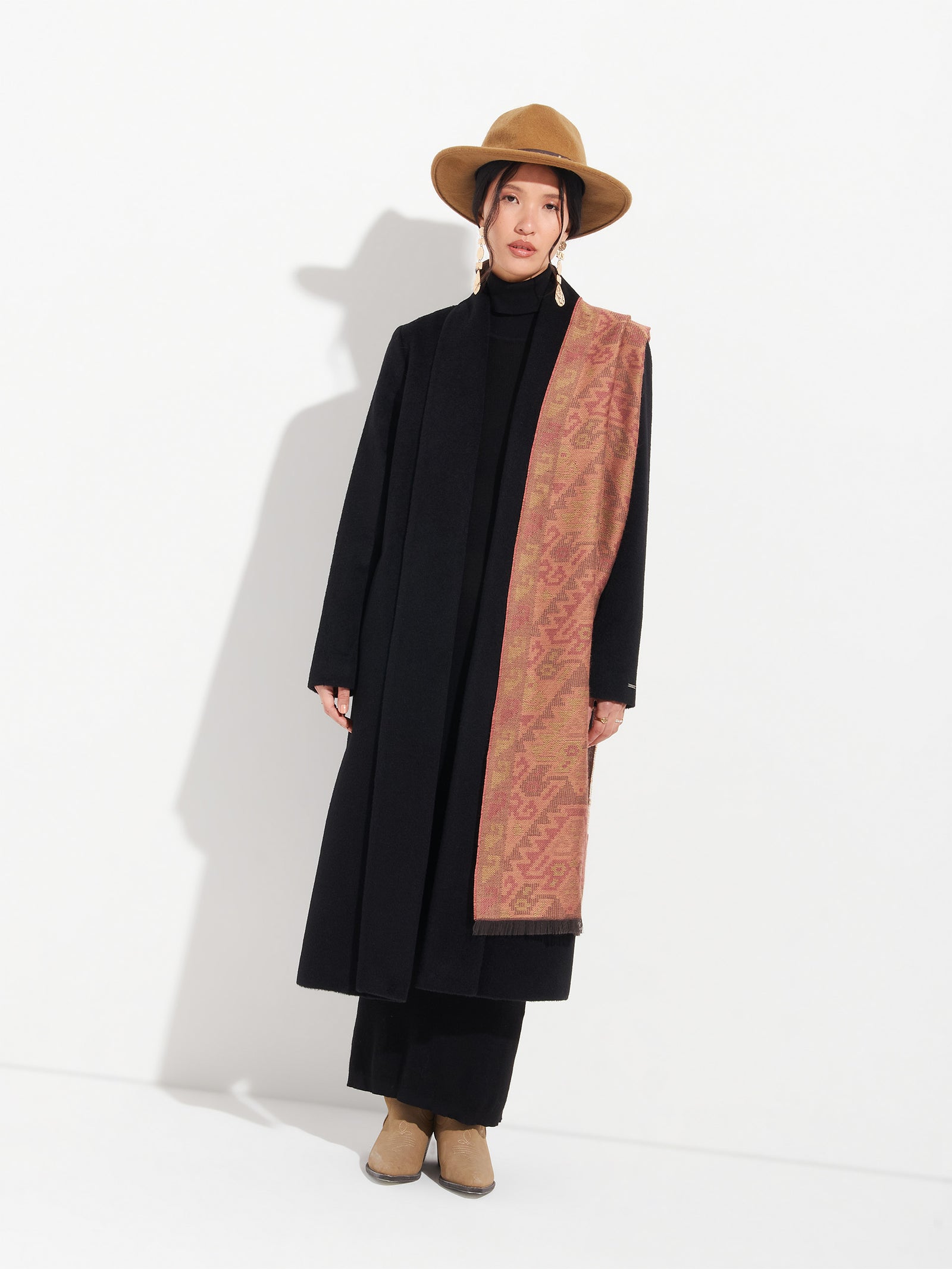 Chalina Chancay - 38 De Baby Alpaca Color Naranja