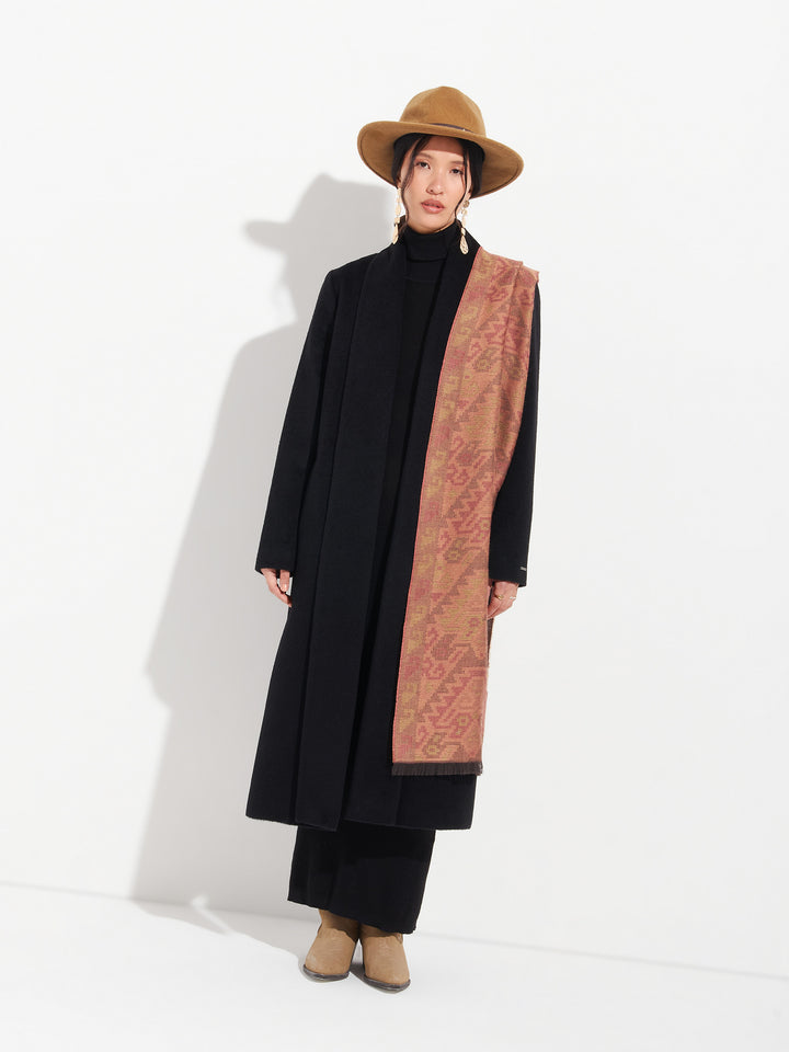 Chalina Chancay - 38 De Baby Alpaca Color Naranja