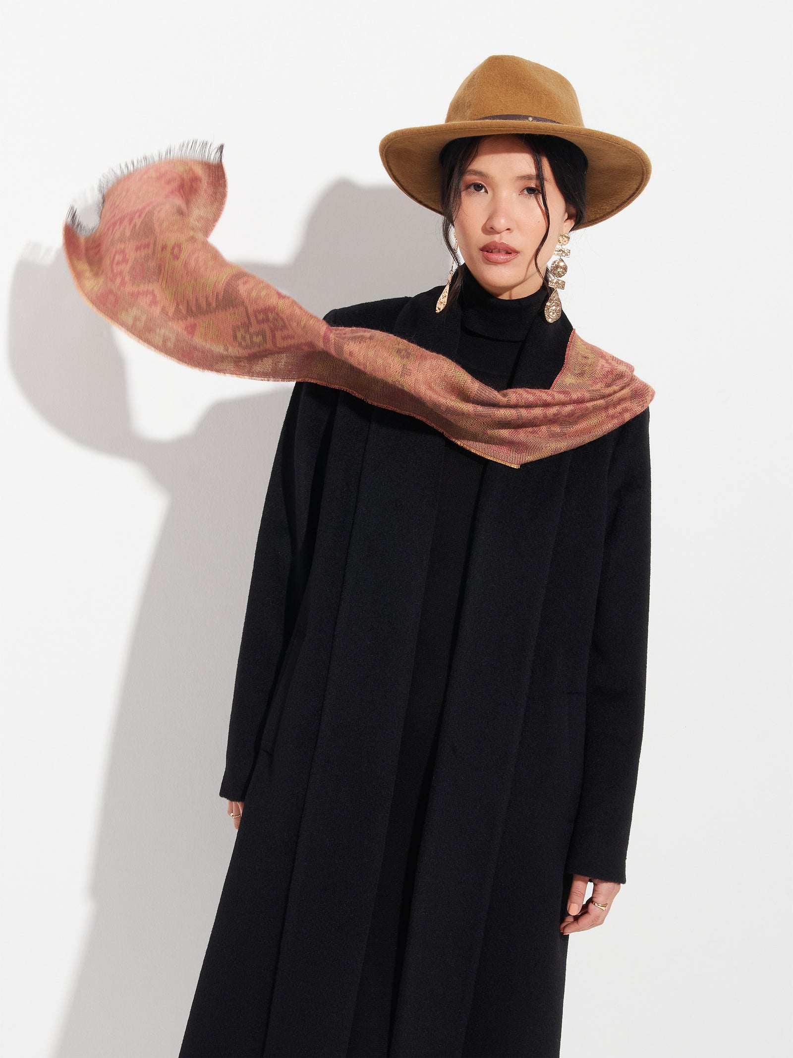 Chalina Chancay - 38 De Baby Alpaca Color Naranja