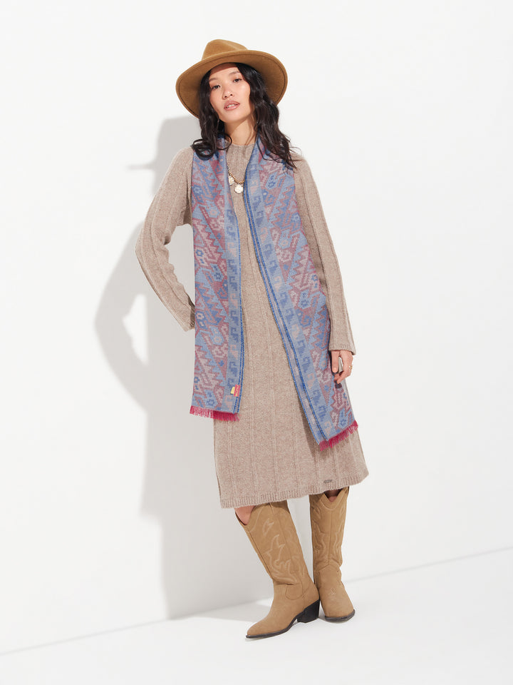 Chalina Chancay - 38 De Baby Alpaca Color Azul