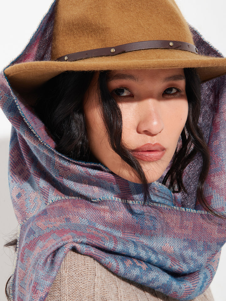 Chalina Chancay - 38 De Baby Alpaca Color Azul