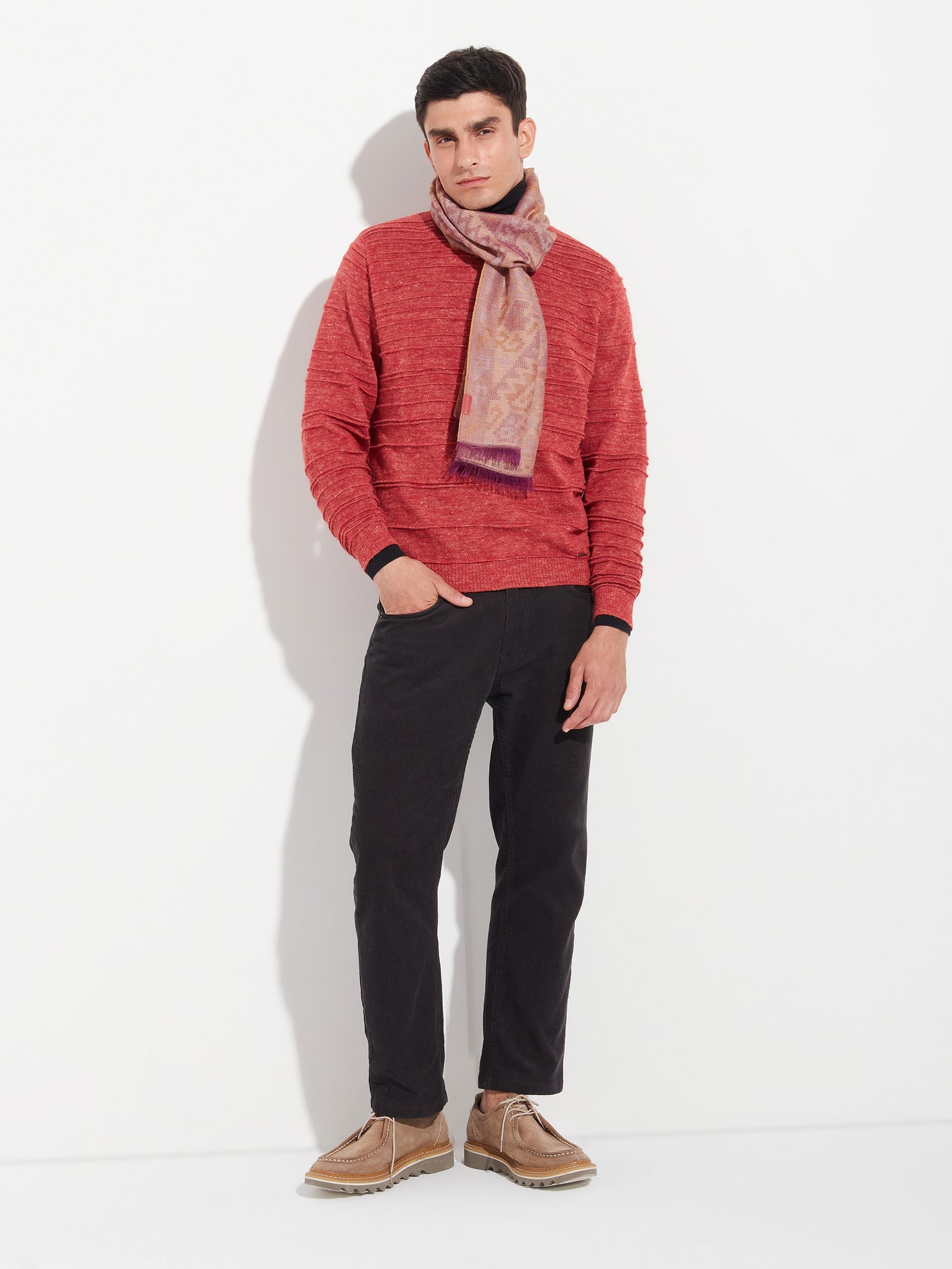 Chalina Chancay - 38 De Baby Alpaca Color Rojo