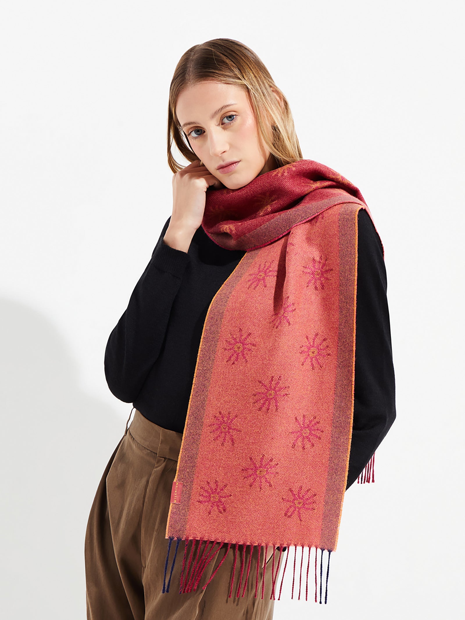 Chalina Nazca - 18 De Baby Alpaca Color Rojo