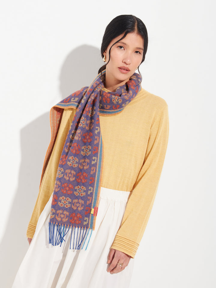 Chalina Chancay - 36 De Baby Alpaca Color Azul