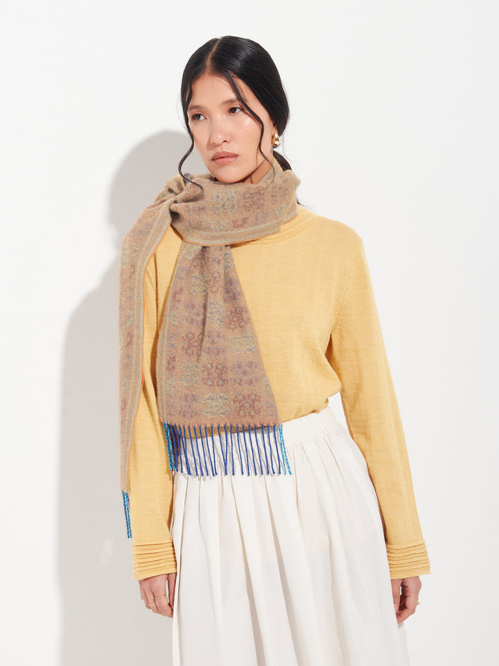 Chalina Chancay - 36 De Baby Alpaca Color Azul