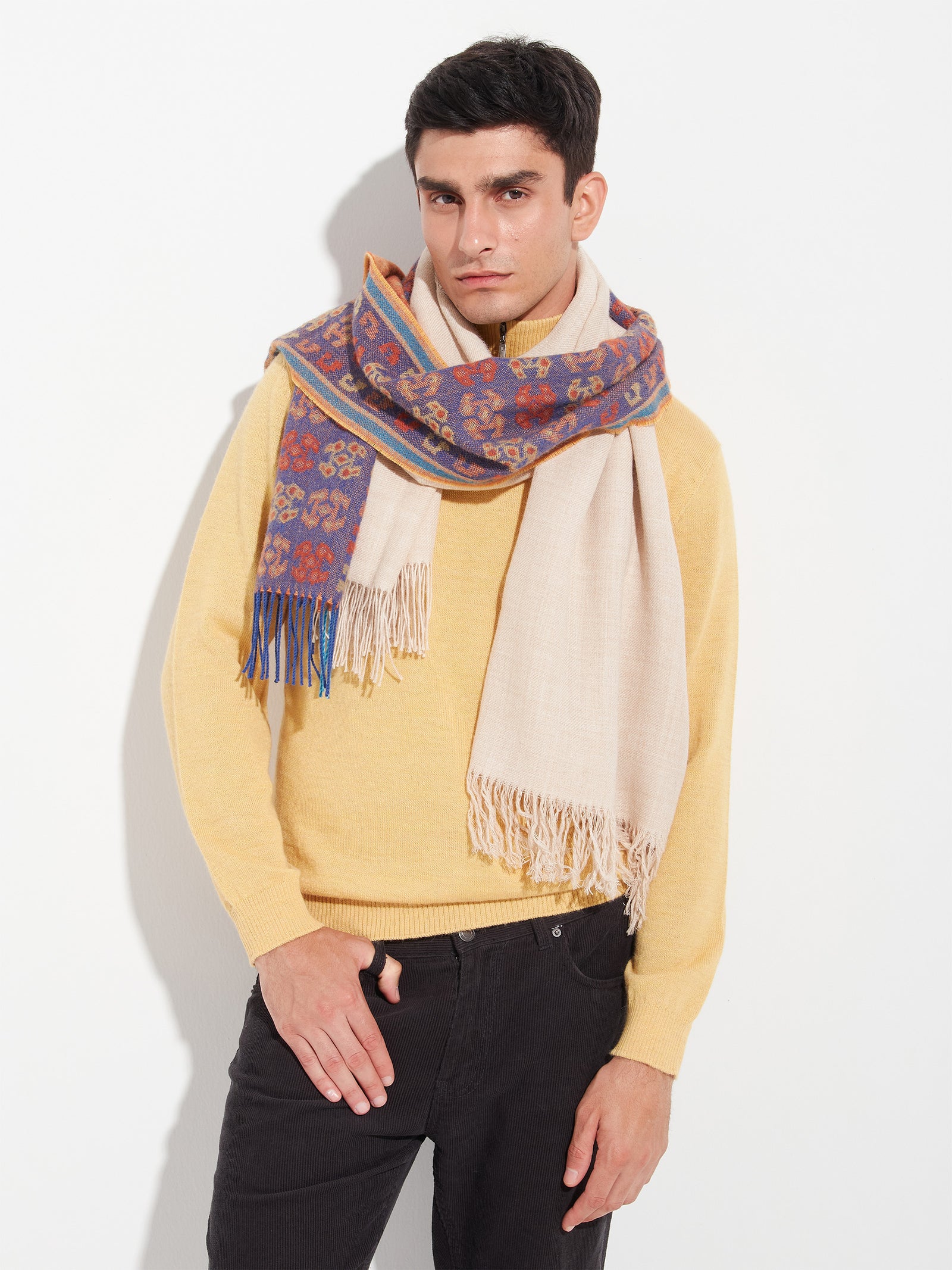 Chalina Chancay - 36 De Baby Alpaca Color Azul