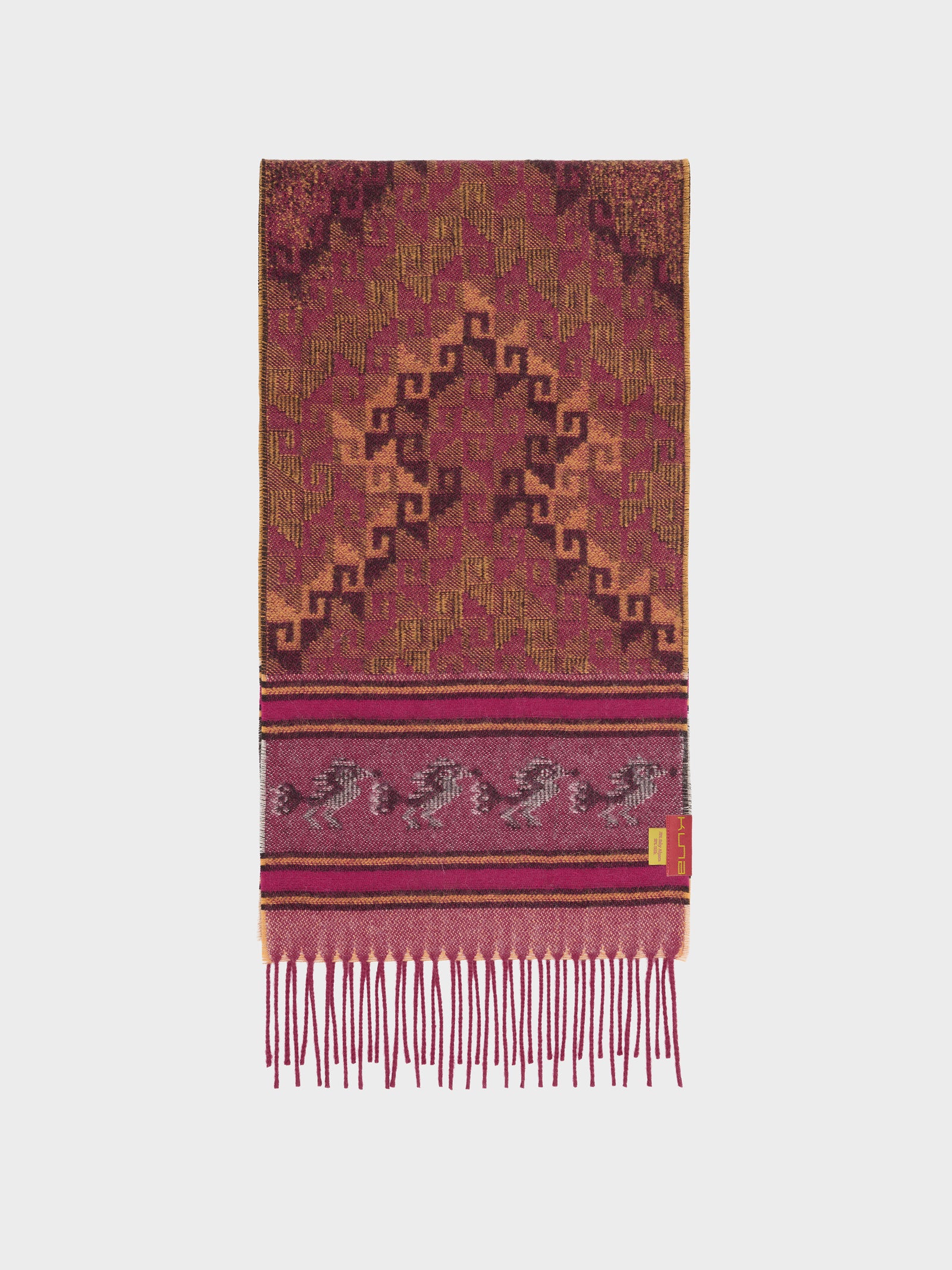 Chalina Chancay - 37 De Baby Alpaca Color Rojo