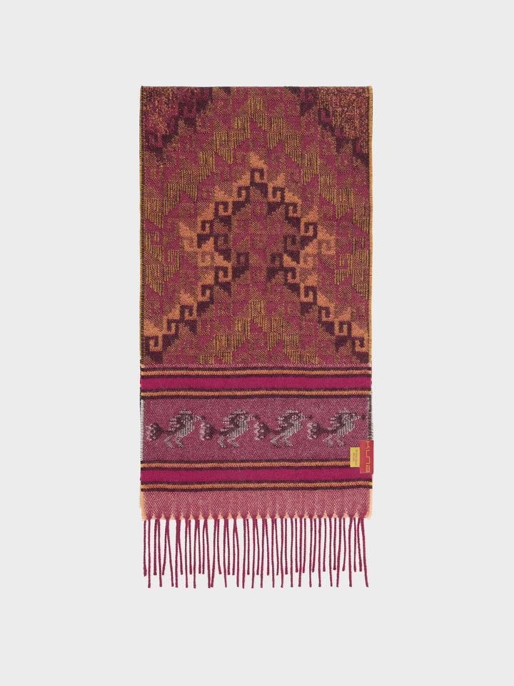 Chalina Chancay - 37 De Baby Alpaca Color Rojo