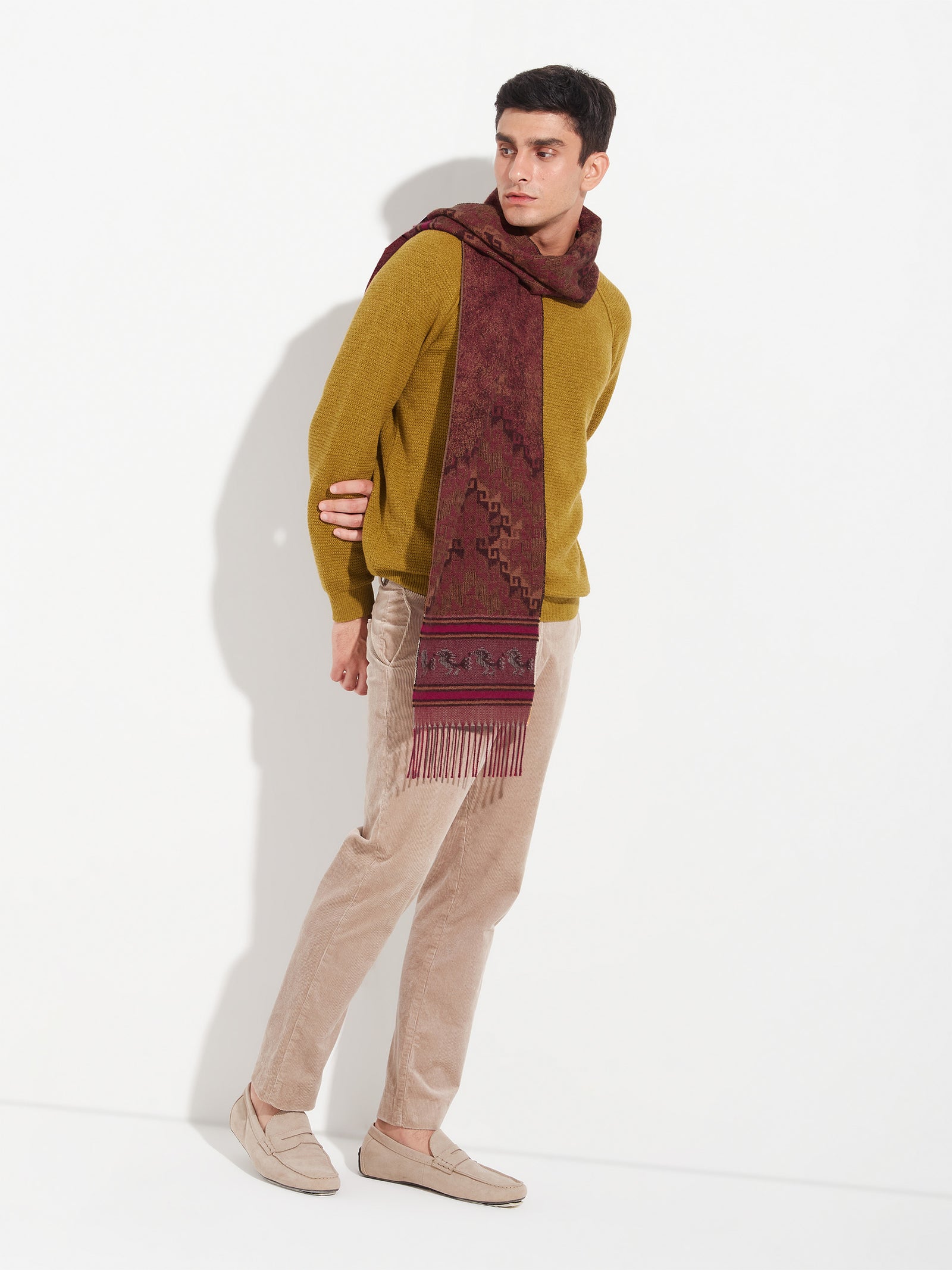 Chalina Chancay - 37 De Baby Alpaca Color Rojo