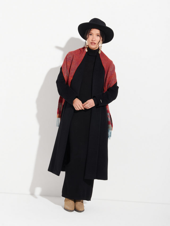 Chalina Chancay - 37 De Baby Alpaca Color Naranja