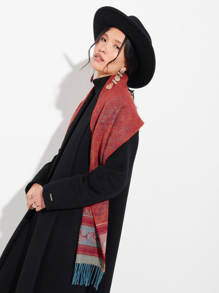 Chalina Chancay - 37 De Baby Alpaca Color Naranja