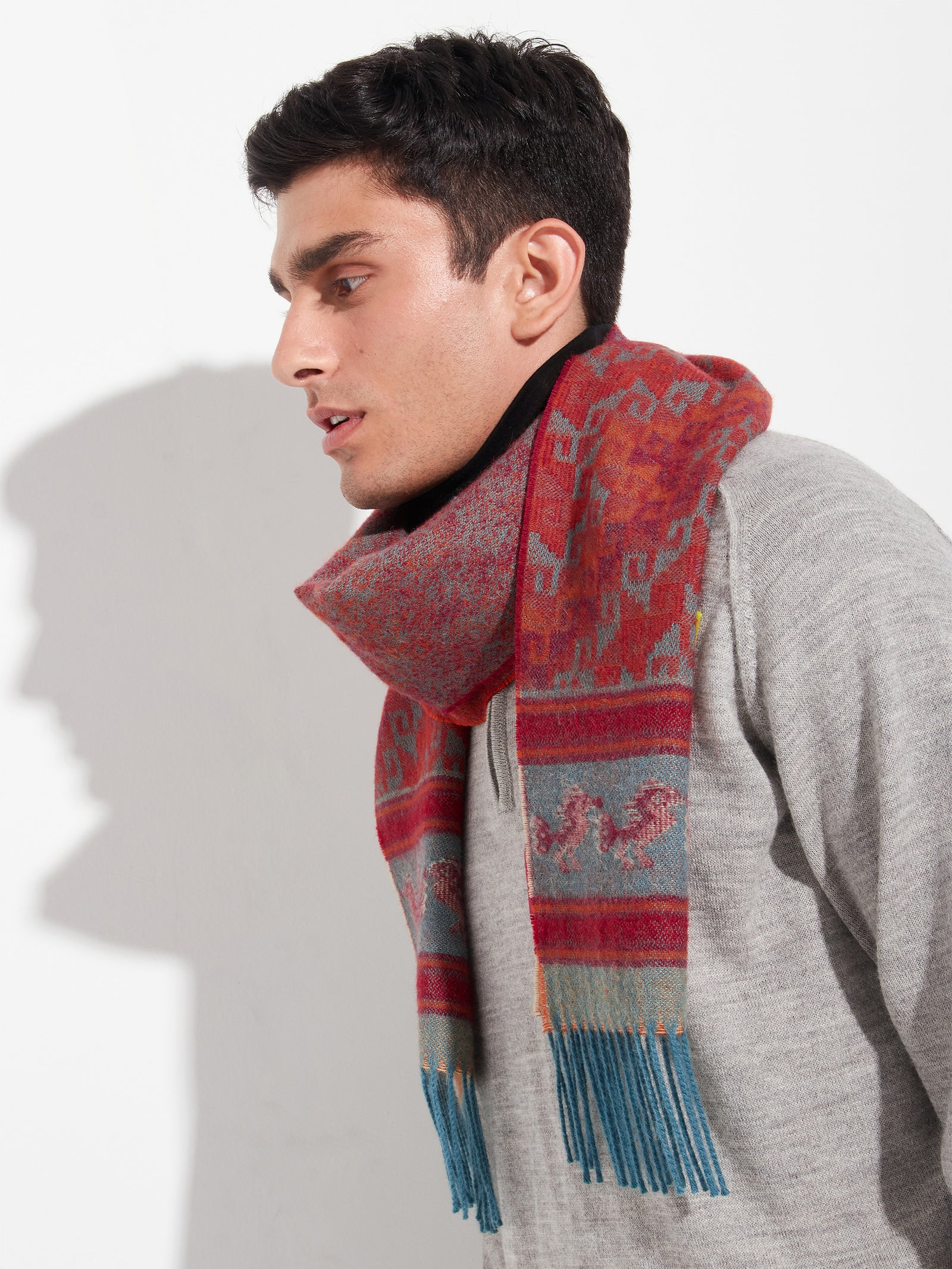 Chalina Chancay - 37 De Baby Alpaca Color Naranja