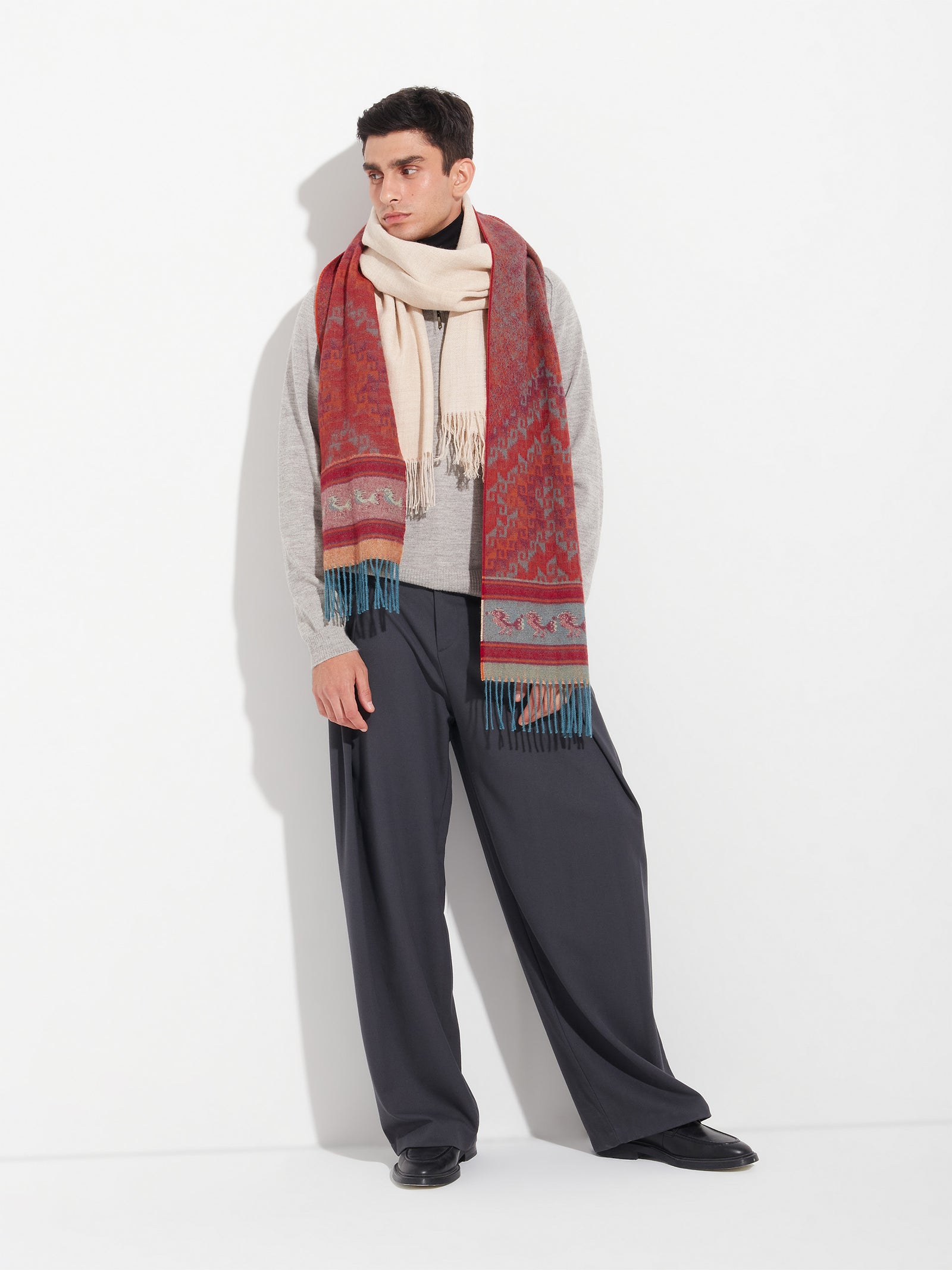 Chalina Chancay - 37 De Baby Alpaca Color Naranja