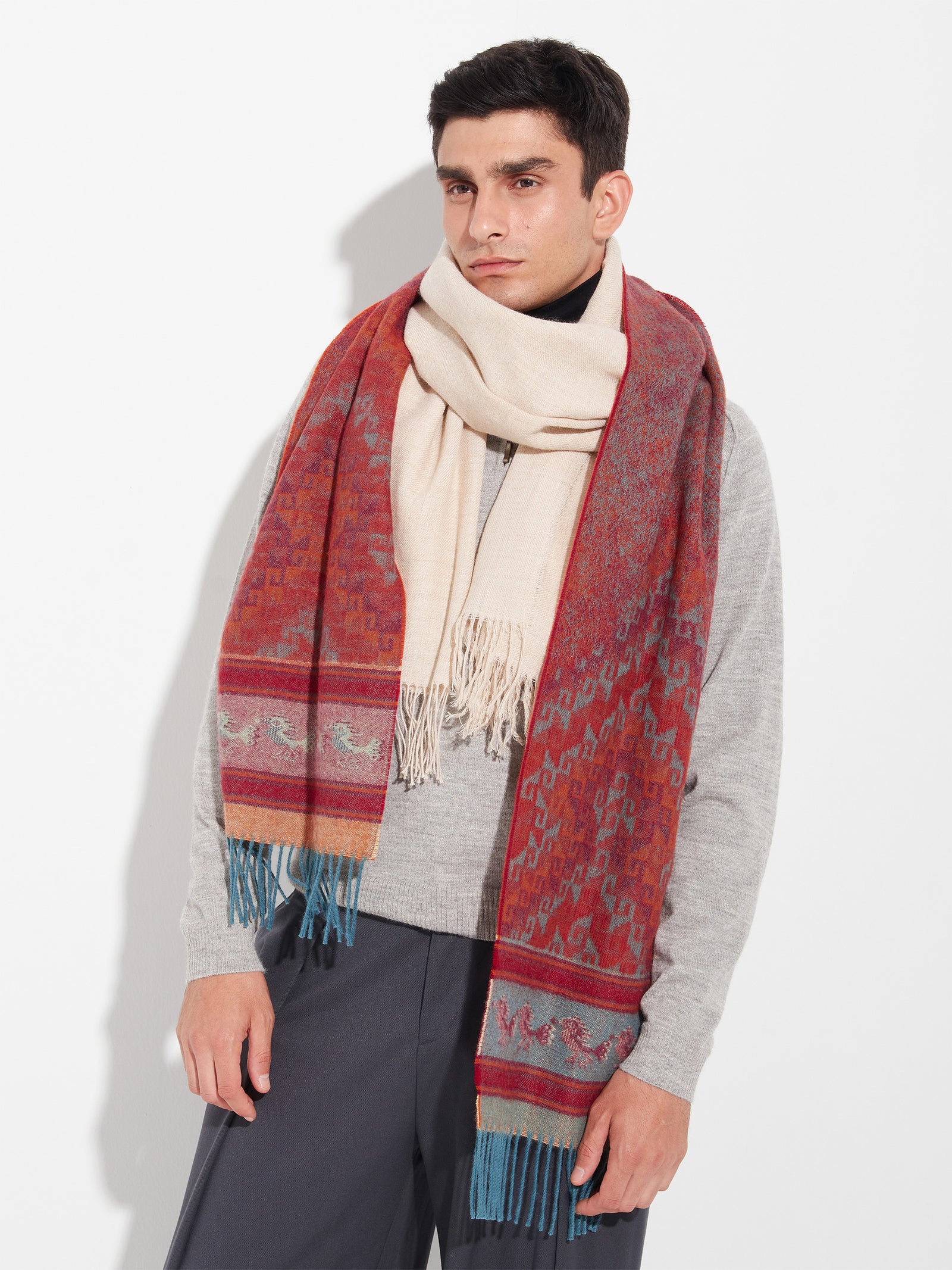 Chalina Chancay - 37 De Baby Alpaca Color Naranja