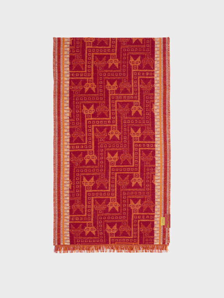 Chalina Chancay - 39 De Baby Alpaca Color Rojo