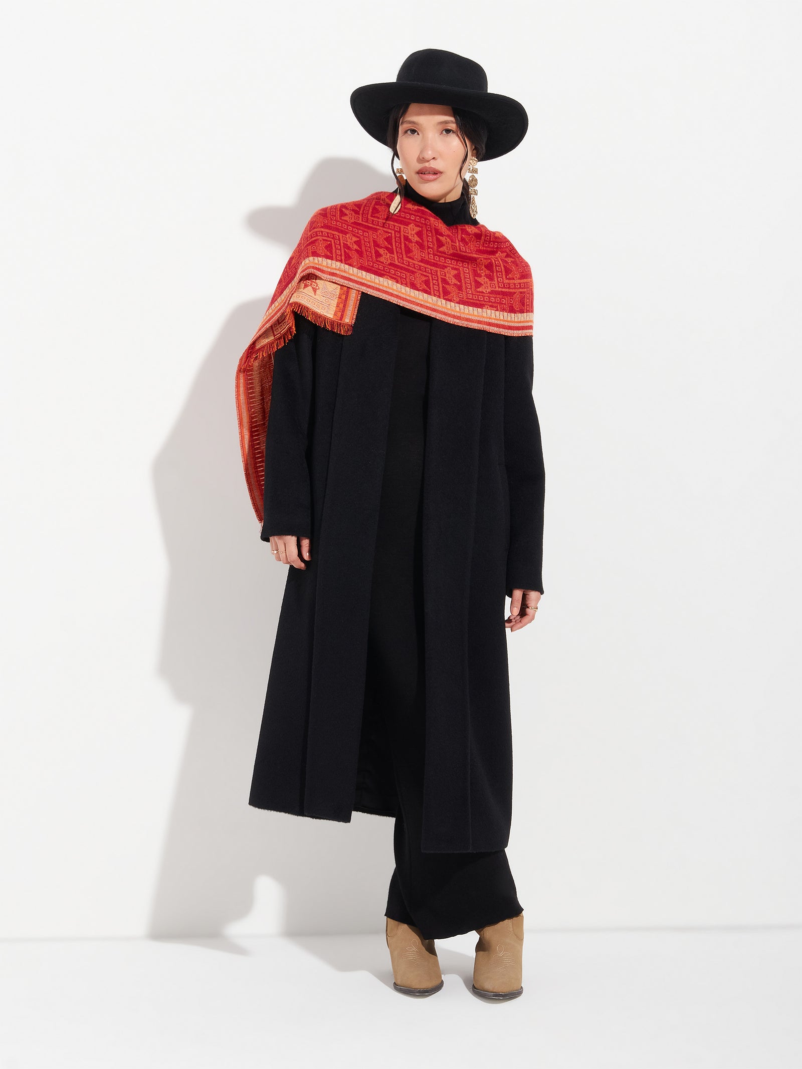 Chalina Chancay - 39 De Baby Alpaca Color Rojo