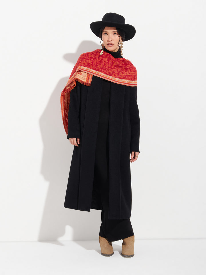 Chalina Chancay - 39 De Baby Alpaca Color Rojo