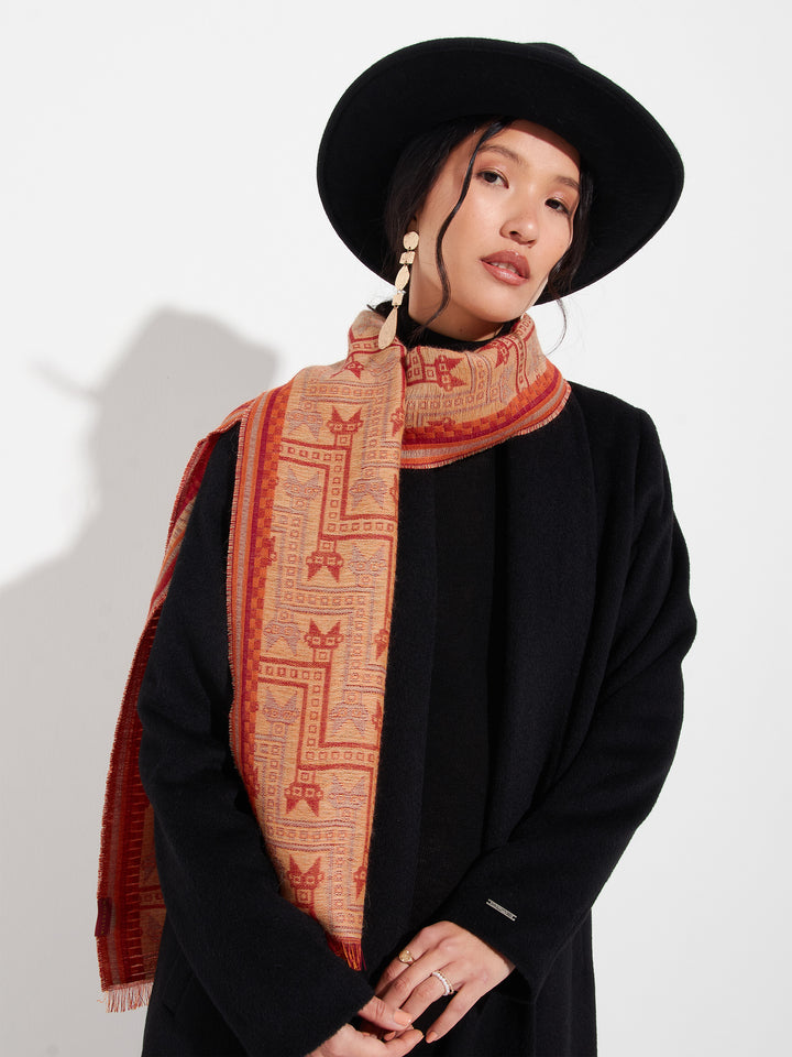 Chalina Chancay - 39 De Baby Alpaca Color Rojo