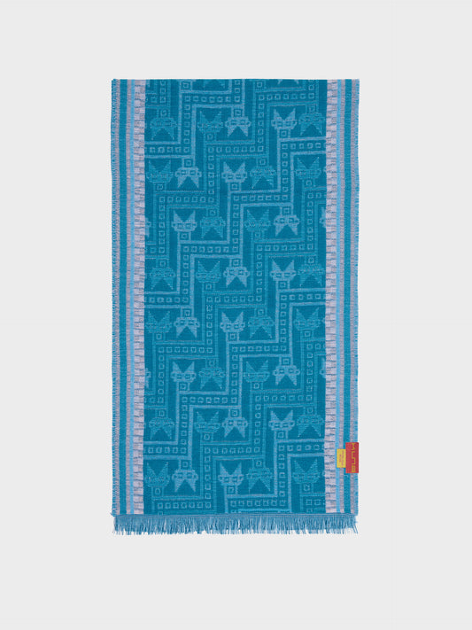 Chalina Chancay - 39 De Baby Alpaca Color Azul