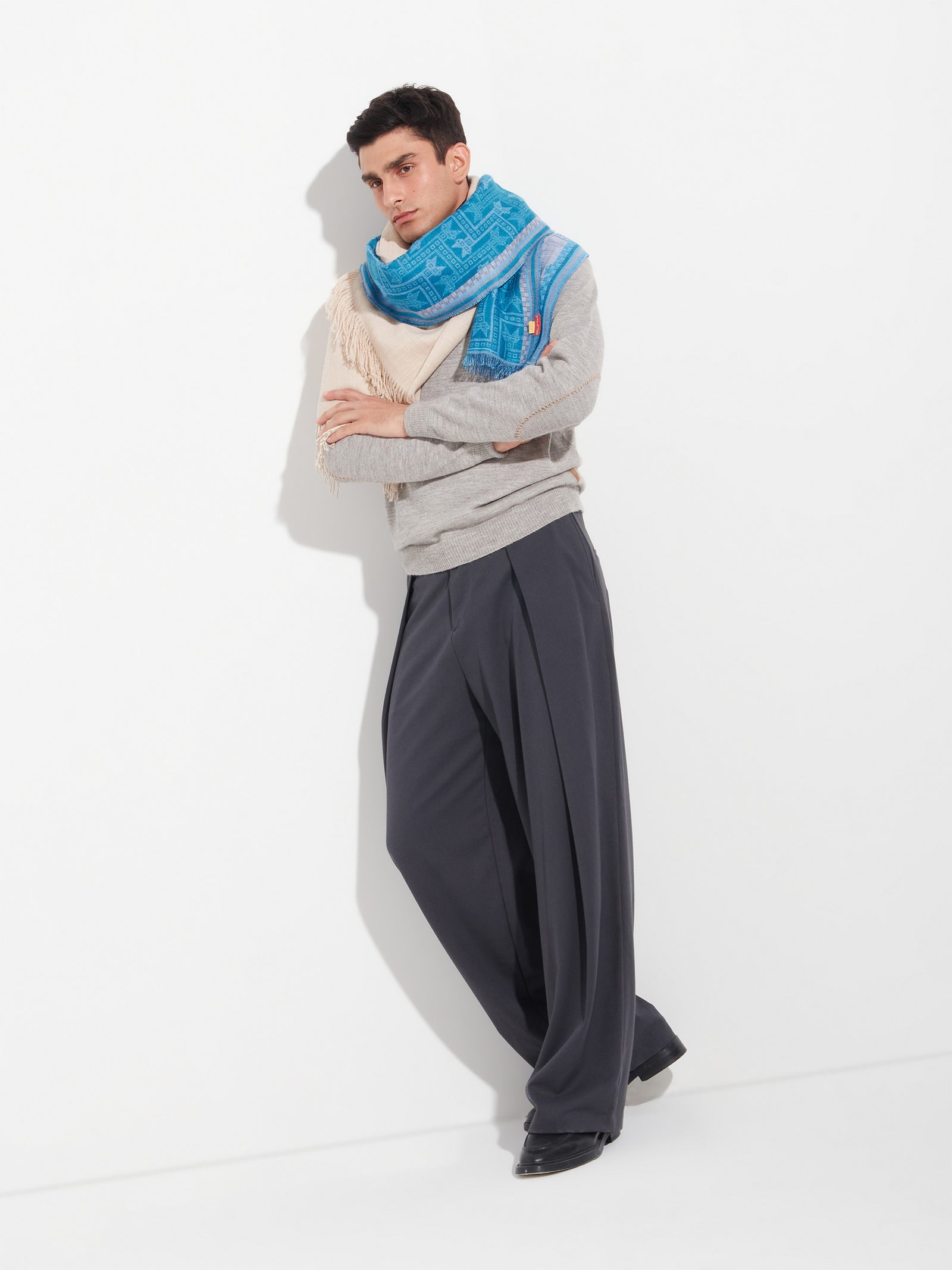 Chalina Chancay - 39 De Baby Alpaca Color Azul