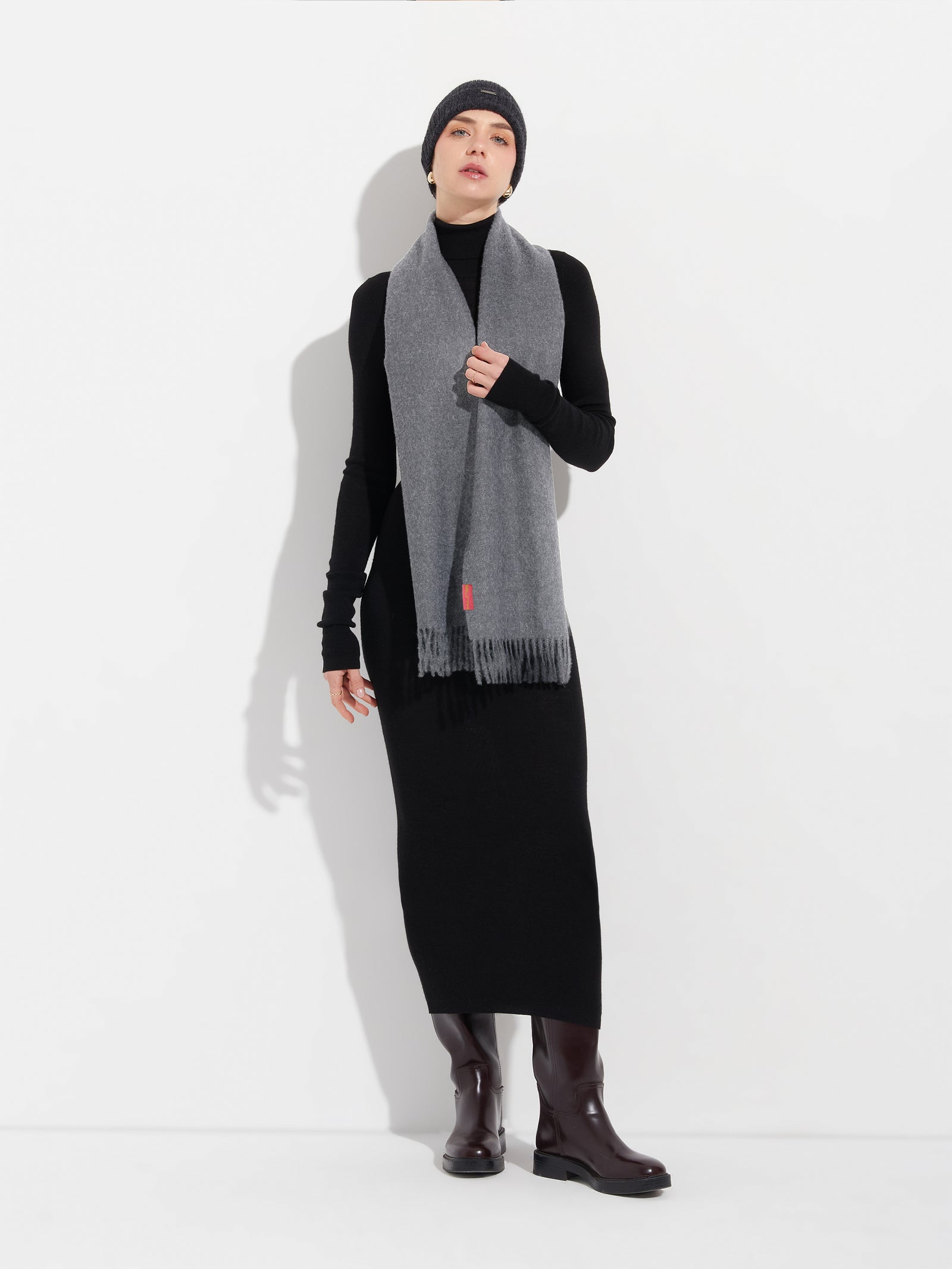 Chalina Adrian De Baby Alpaca Color Gris
