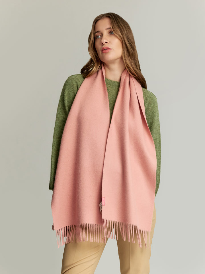Adrian De Baby Alpaca Pink Scarf
