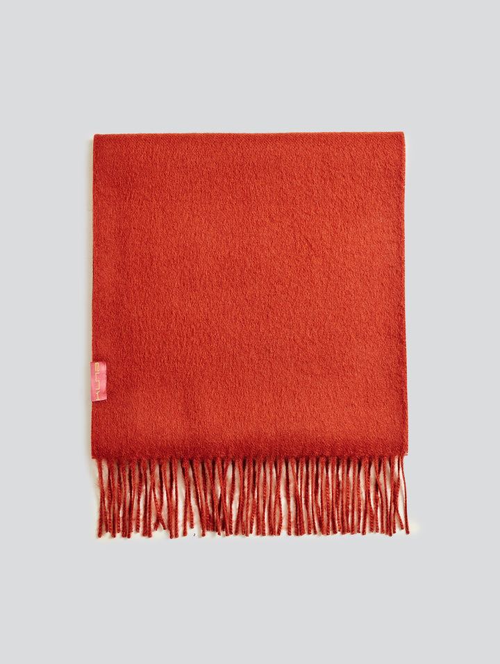 Adrian De Baby Alpaca Orange Scarf