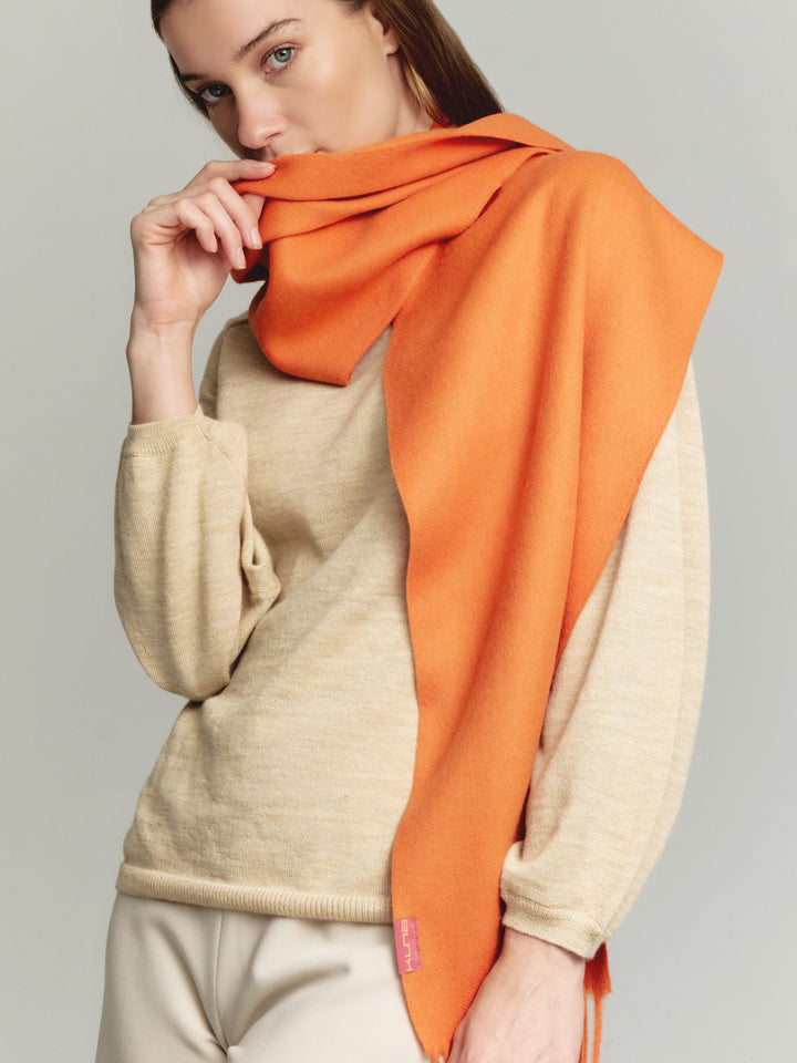 Chalina Adrian De Baby Alpaca Color Naranja