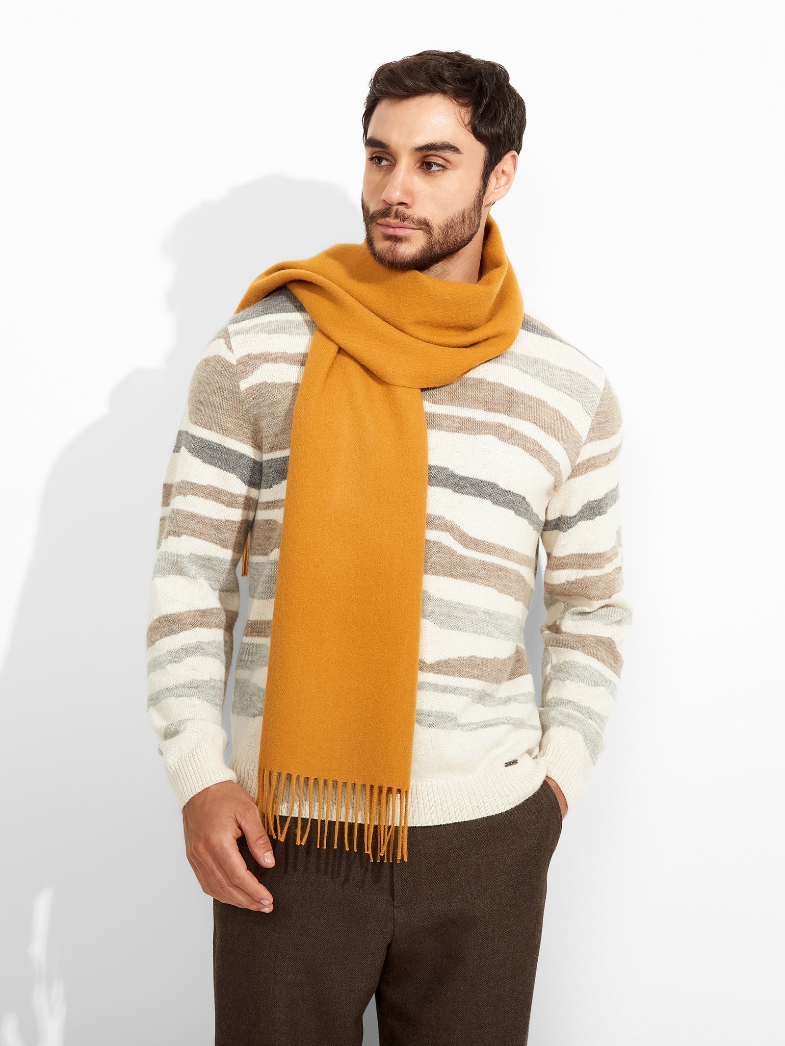 Chalina Adrian De Baby Alpaca Color Amarillo