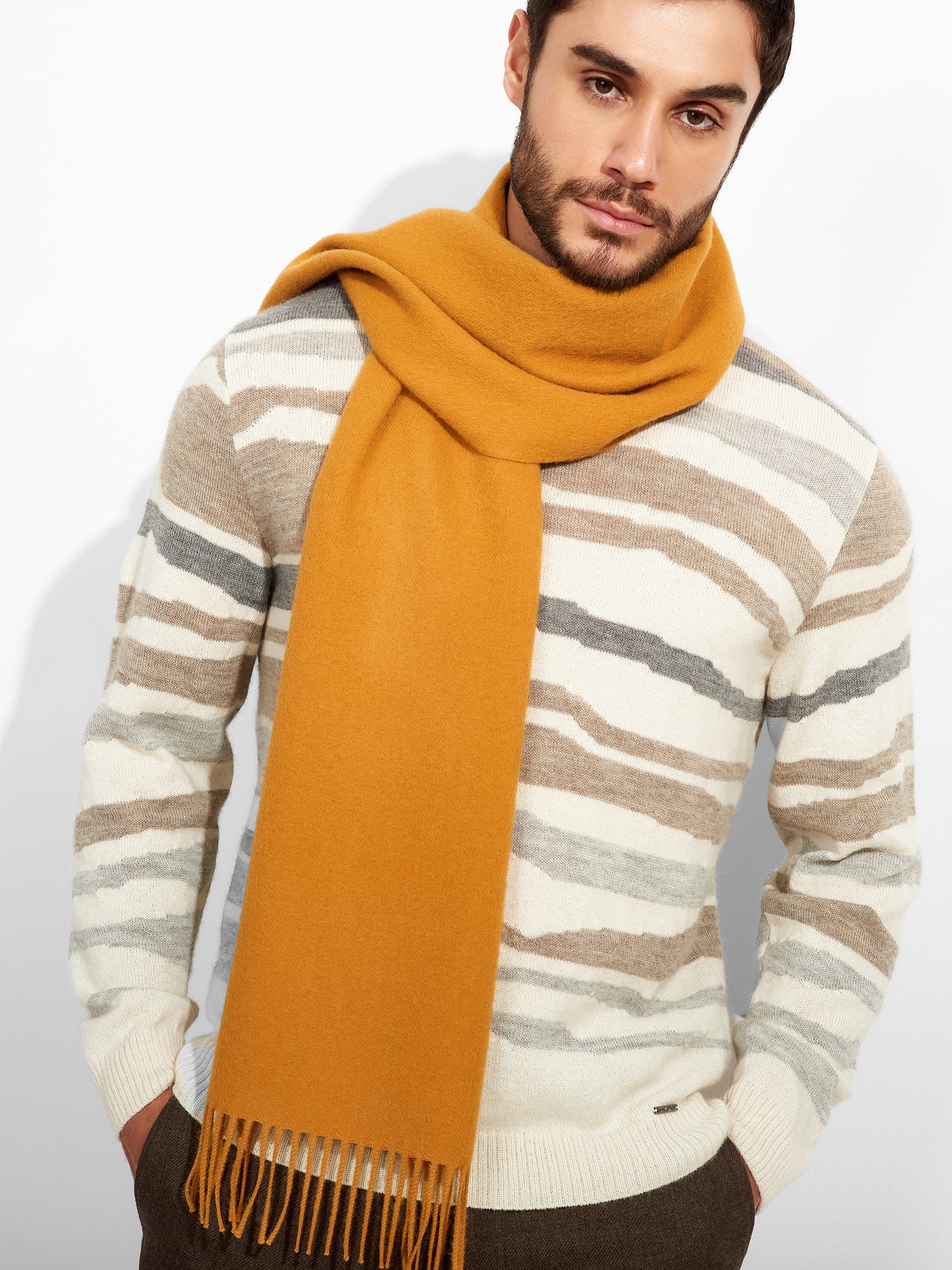 Chalina Adrian De Baby Alpaca Color Amarillo