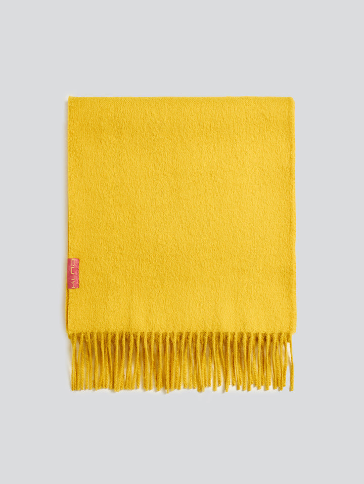 Adrian De Baby Alpaca Yellow Scarf
