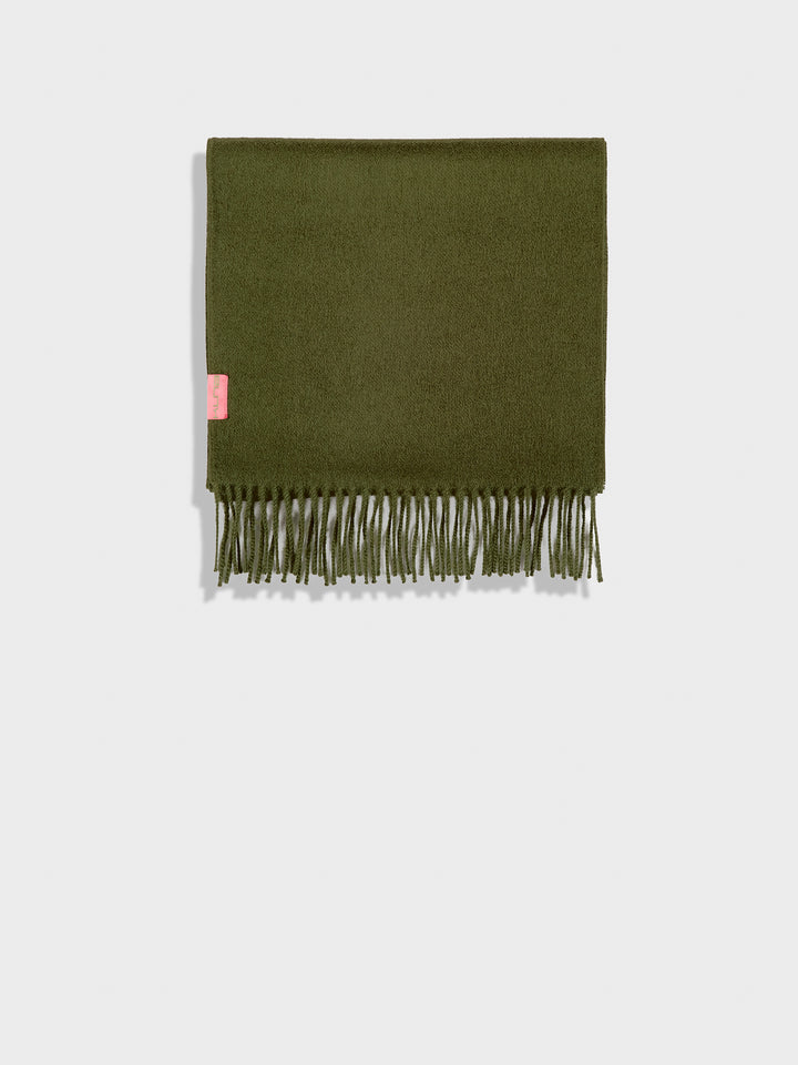 Adrian Scarf Made of Baby Alpaca in Green
