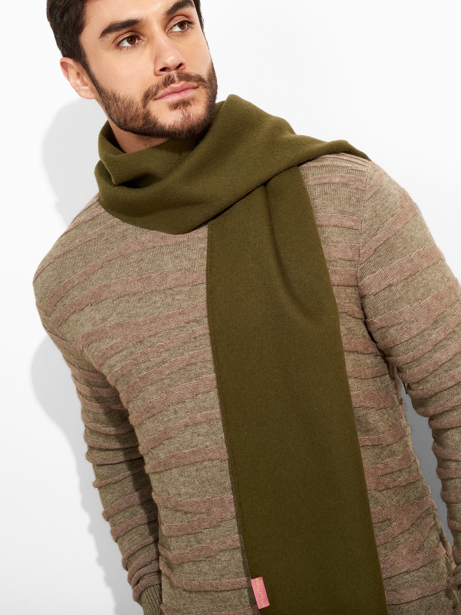Chalina Adrian De Baby Alpaca Color Verde