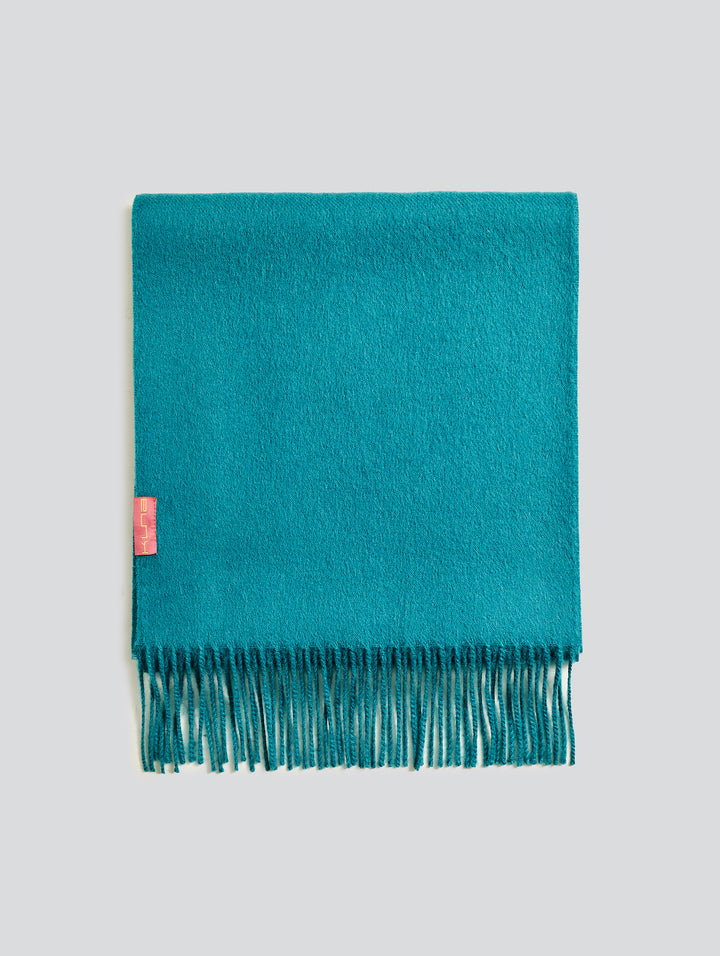 Adrian De Baby Turquoise Alpaca Scarf