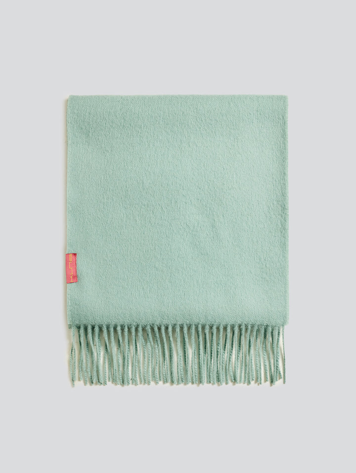 Adrian De Baby Alpaca Scarf Aqua Green Color