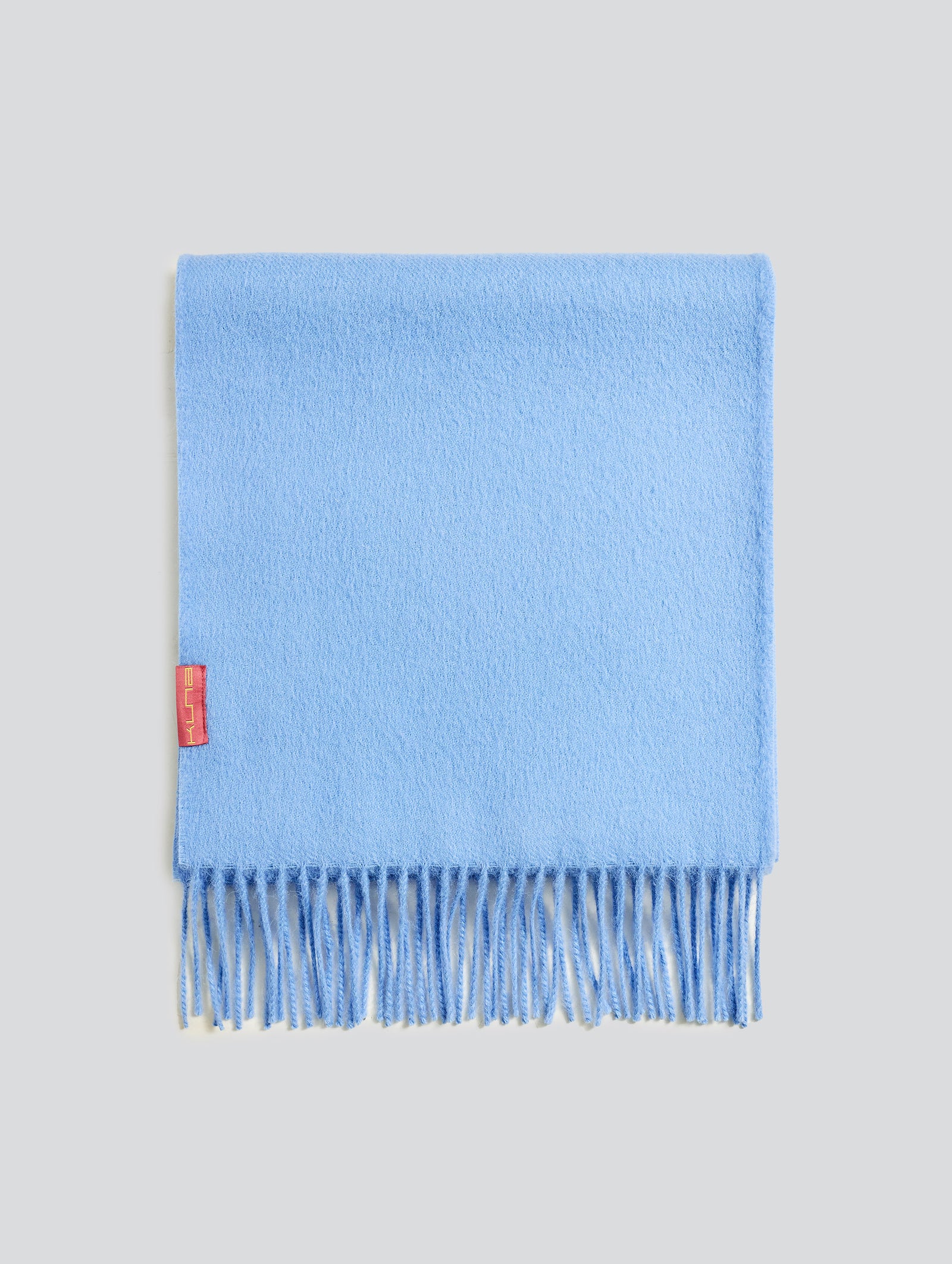 Adrian De Baby Alpaca Light Blue Scarf